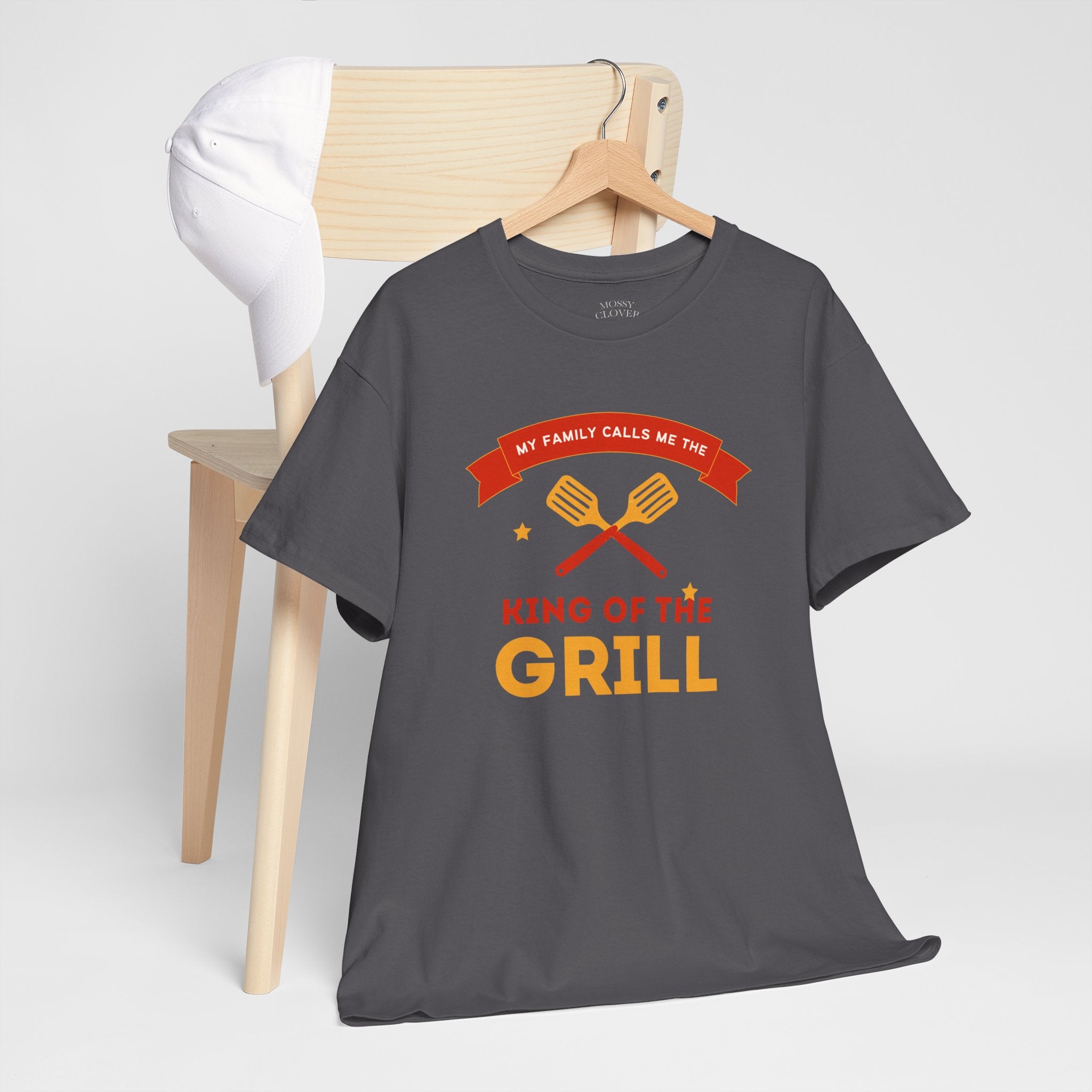 King of the Grill T-Shirt — My Family Calls Me The King of the Grill BBQ Tee