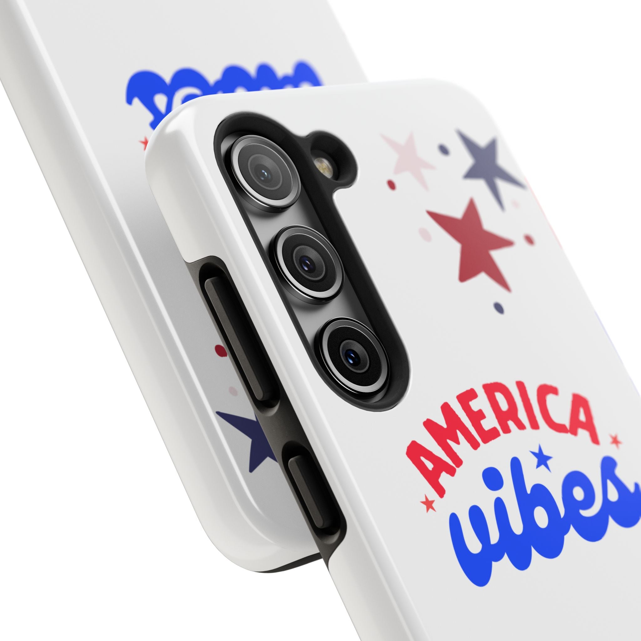 America Vibes Tough Phone Case — Patriotic Red White Blue Stars iPhone Case