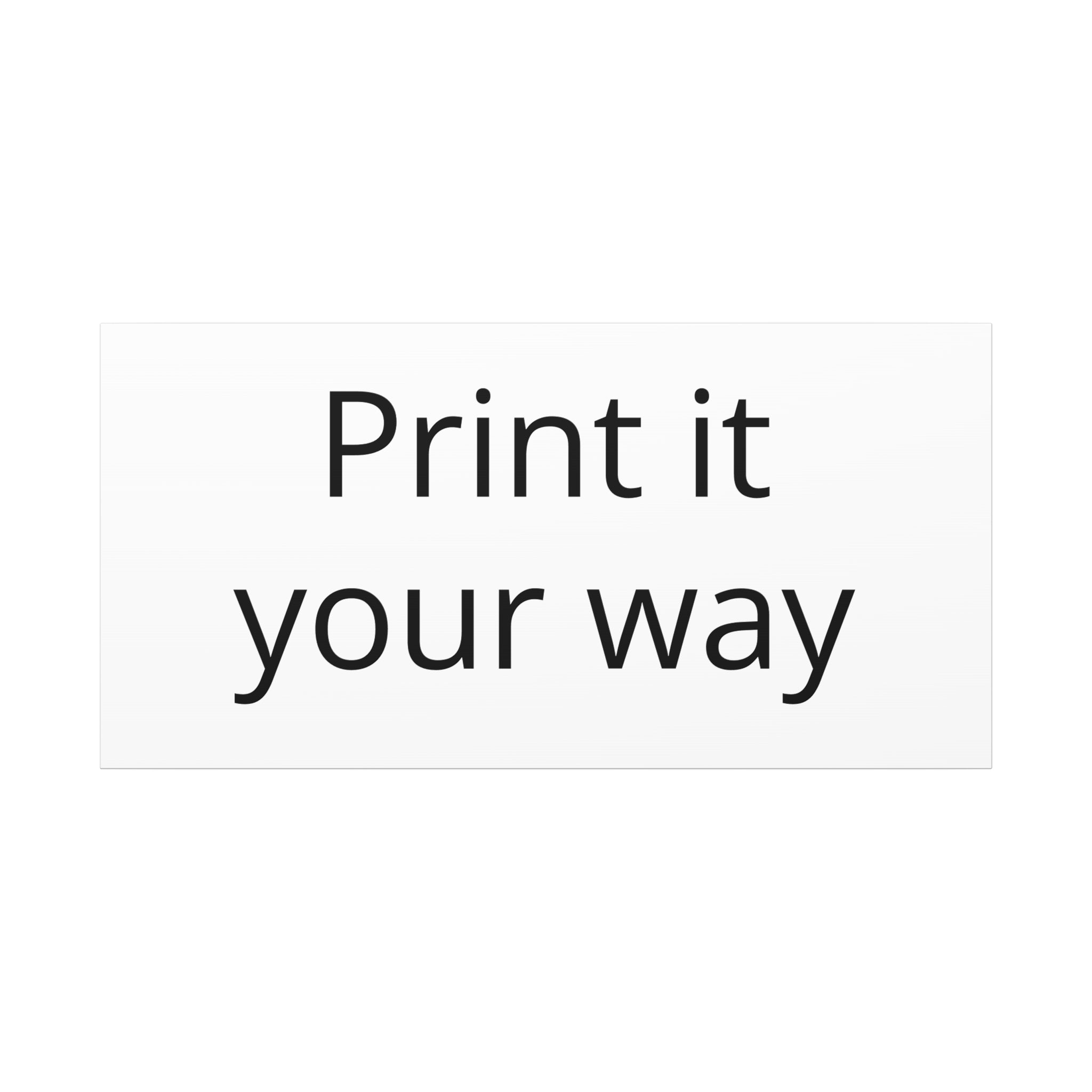 Matte Canvas, Stretched, 1.25"