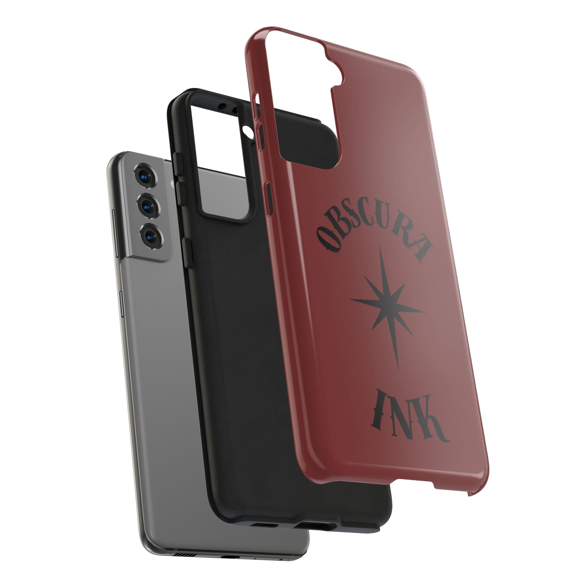Tough Phone Case — Obscura Ink Compass Design (Tamaqua, PA)