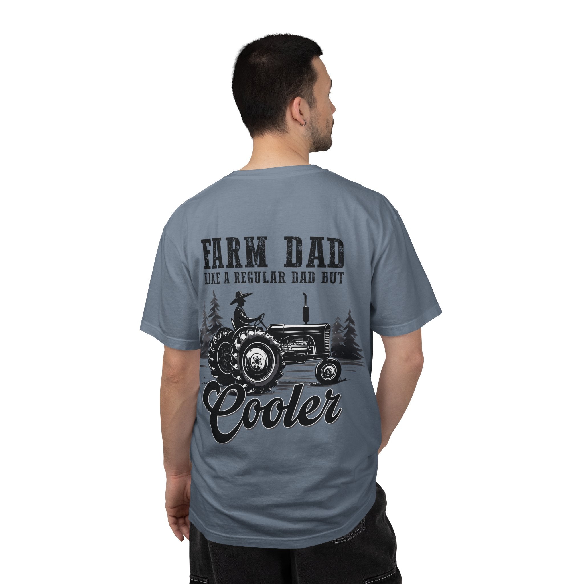 Farmer Dad T-Shirt — Rustic Farm Animals Graphic Tee