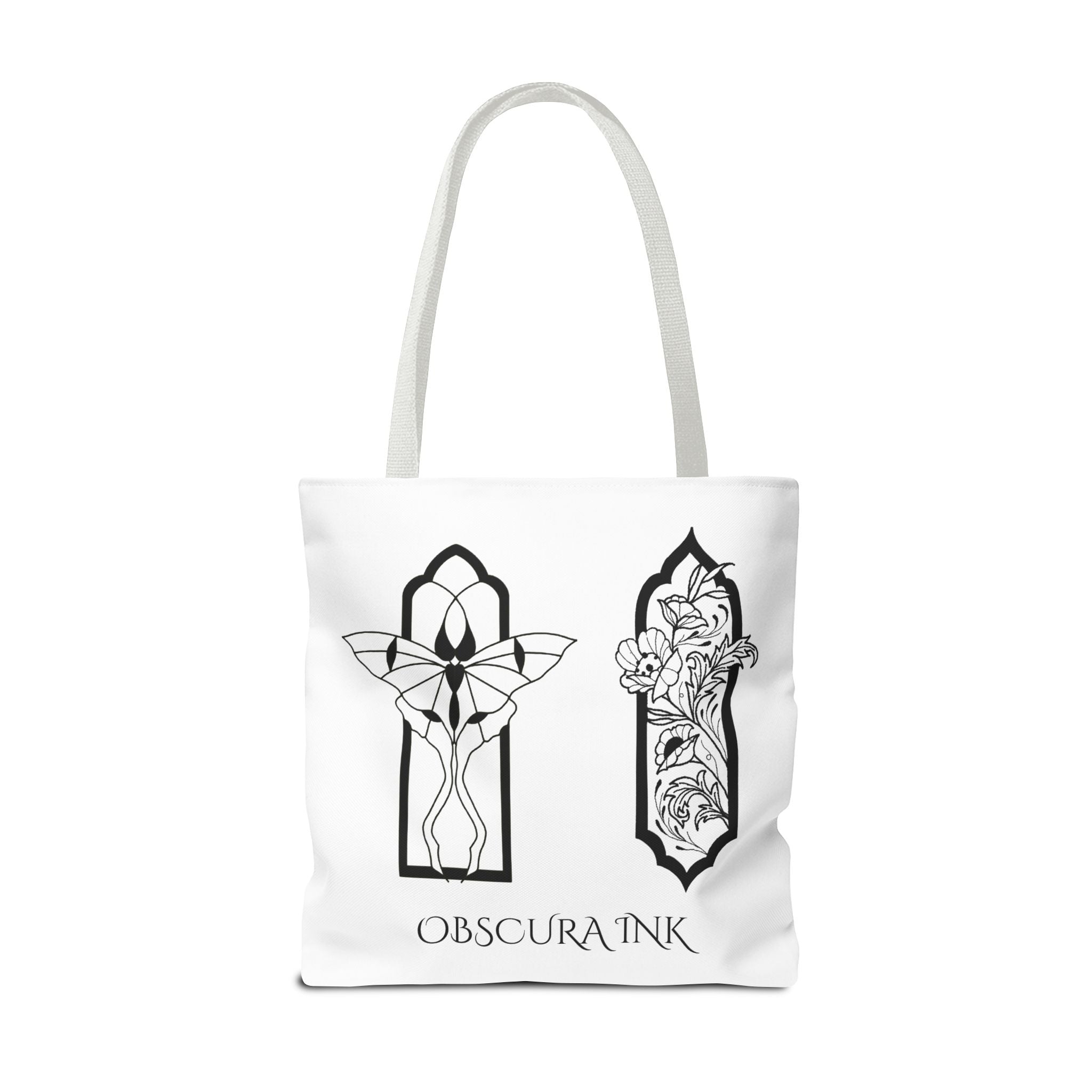 Obscura Ink Compass Tote Bag — Gothic Star Logo Canvas Tote