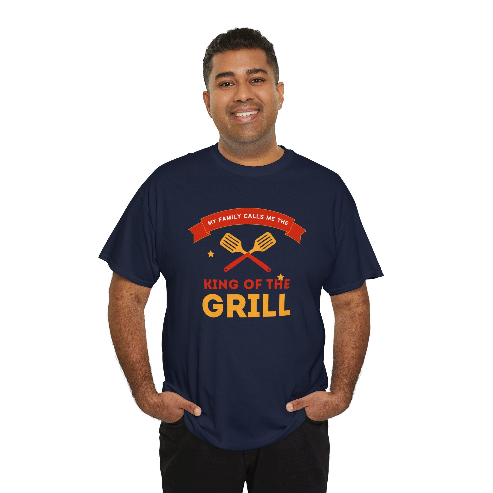 King of the Grill T-Shirt — My Family Calls Me The King of the Grill BBQ Tee