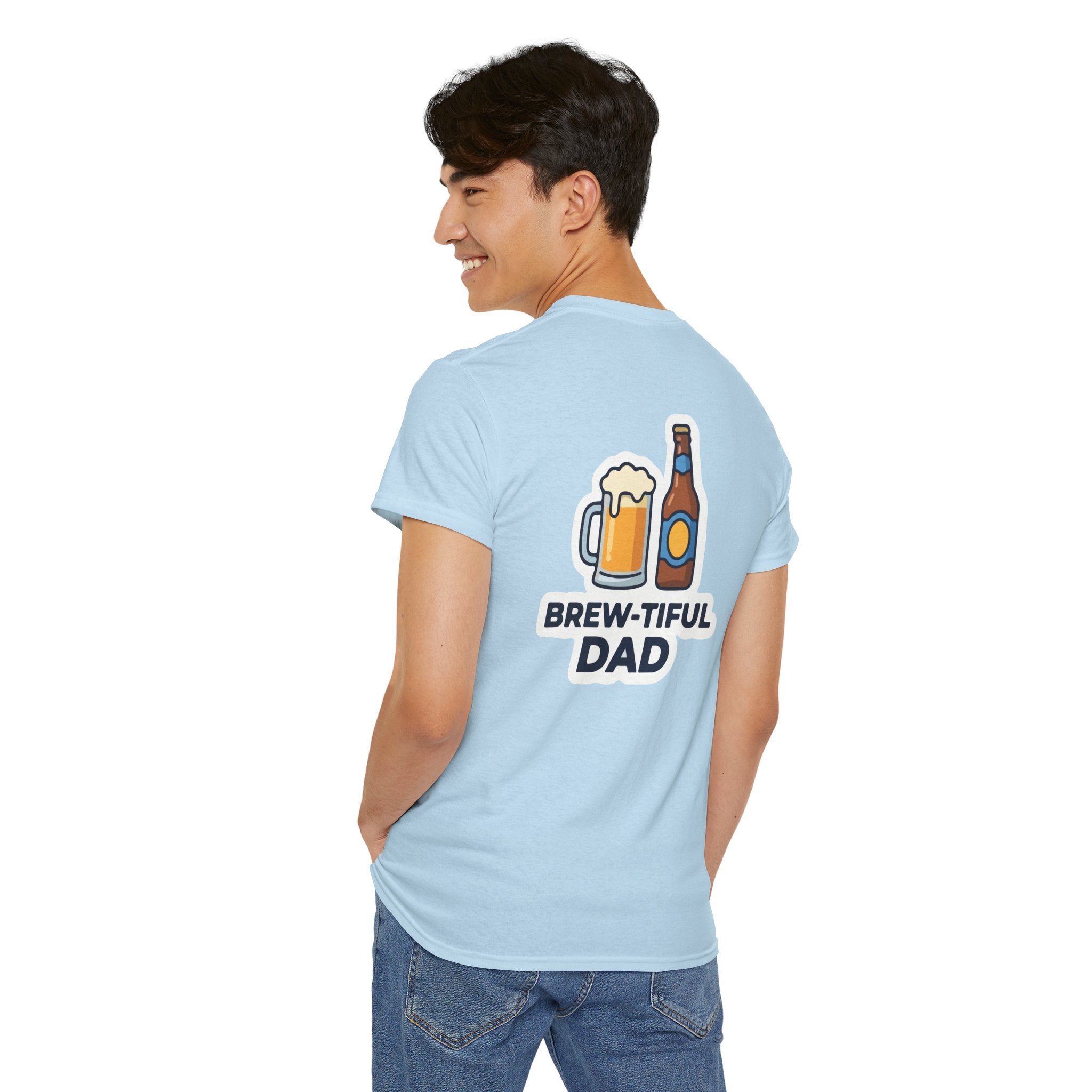 Brew-tiful Dad T-Shirt — Funny Father's Day Beer Tee