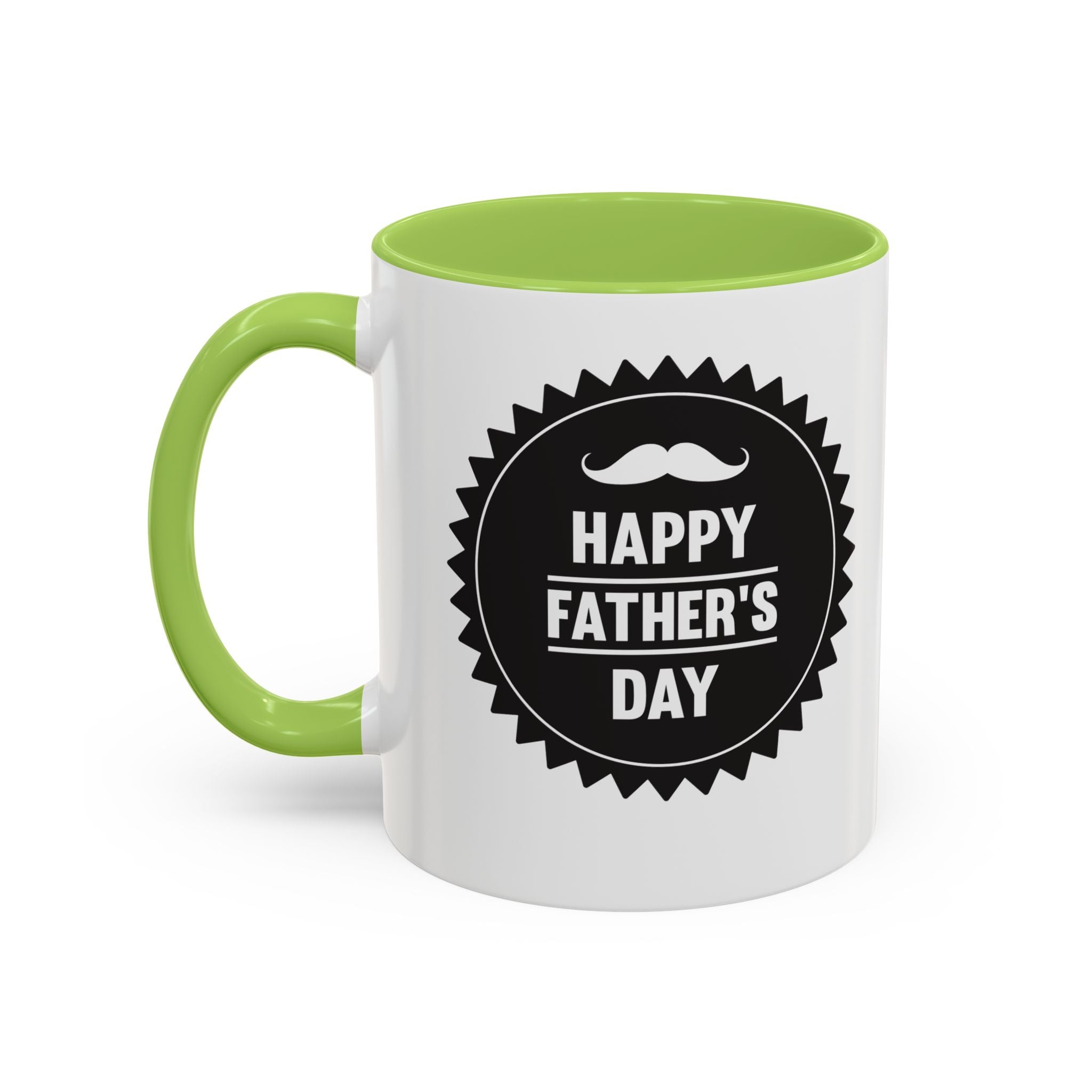 Fatherhood Coffee Mug – Vintage Hands Embrace 11/15oz Accent Mug (Best Dad Gift)