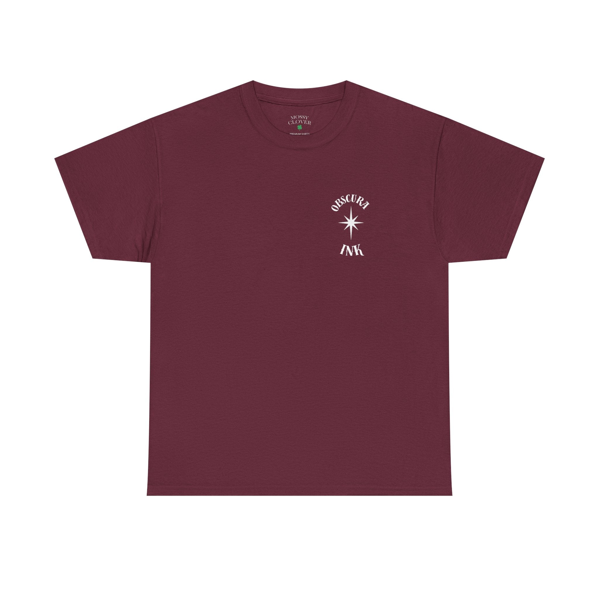 Shield Floral Tee — Obscura Ink Graphic T‑Shirt