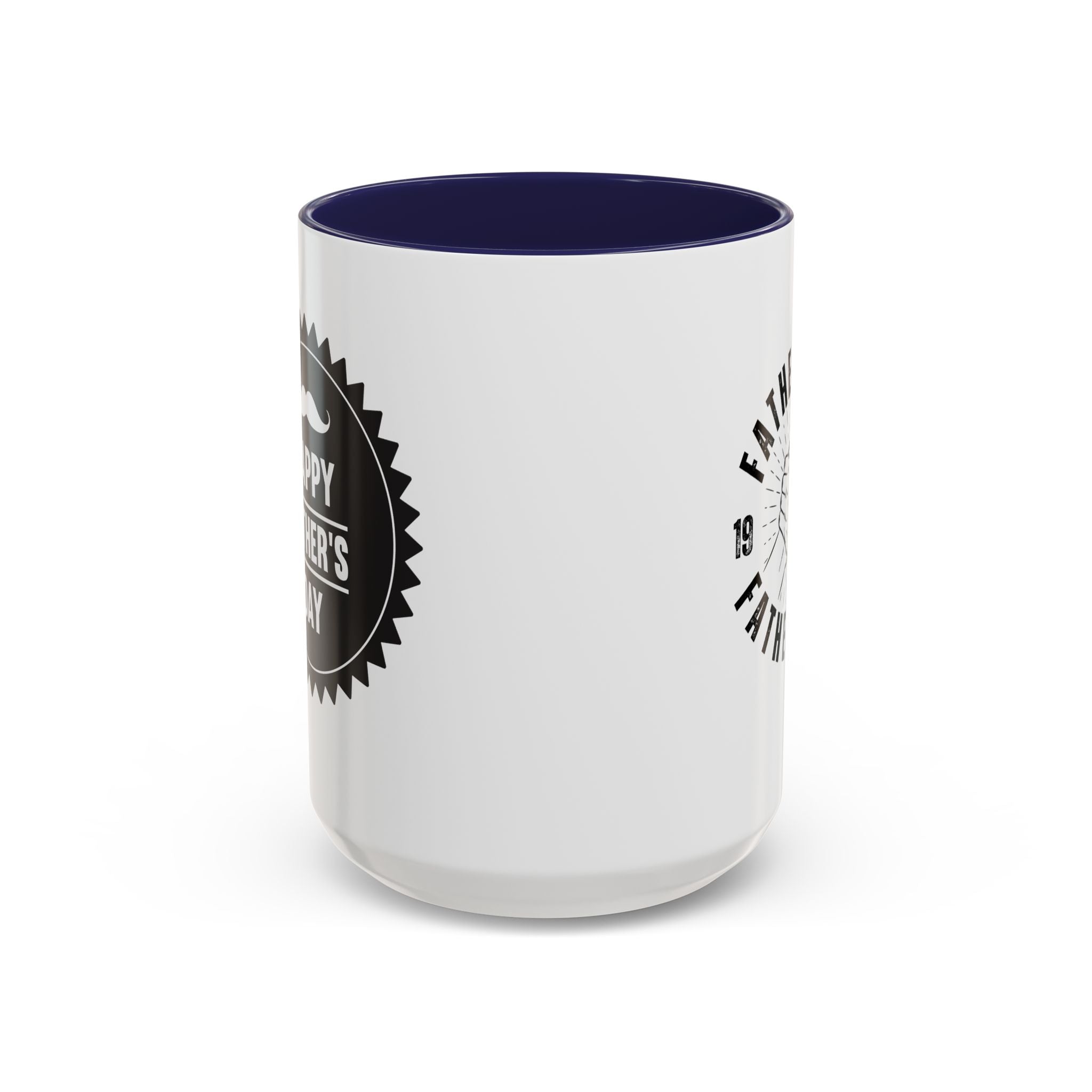 Fatherhood Coffee Mug – Vintage Hands Embrace 11/15oz Accent Mug (Best Dad Gift)