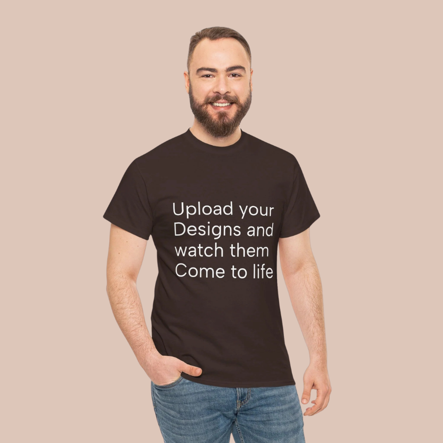 Customizable T‑Shirt – "Upload Your Designs and Watch Them Come to Life"
