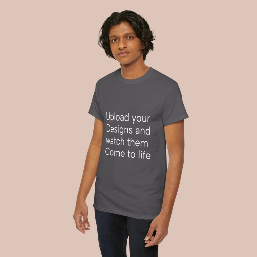 Customizable T‑Shirt – "Upload Your Designs and Watch Them Come to Life"