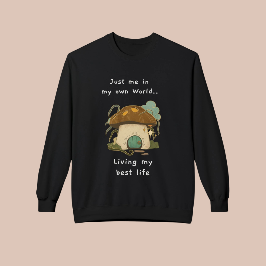 Cozy Mushroom House Sweatshirt — Crewneck
