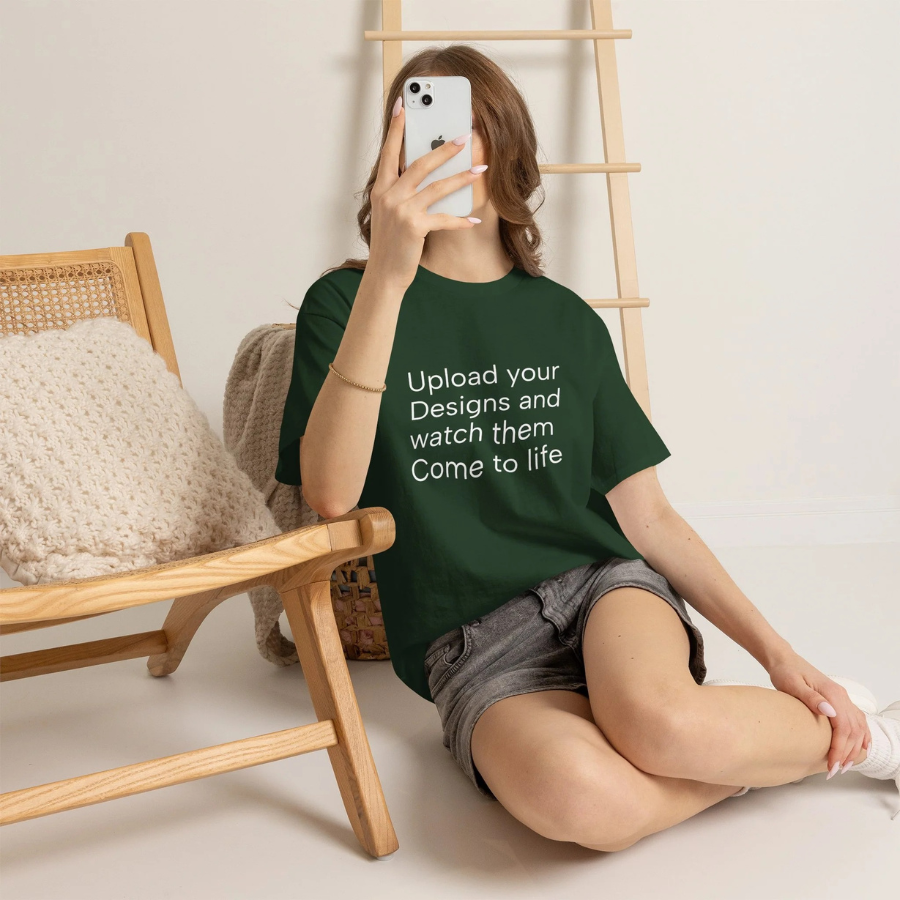 Customizable T‑Shirt – "Upload Your Designs and Watch Them Come to Life"