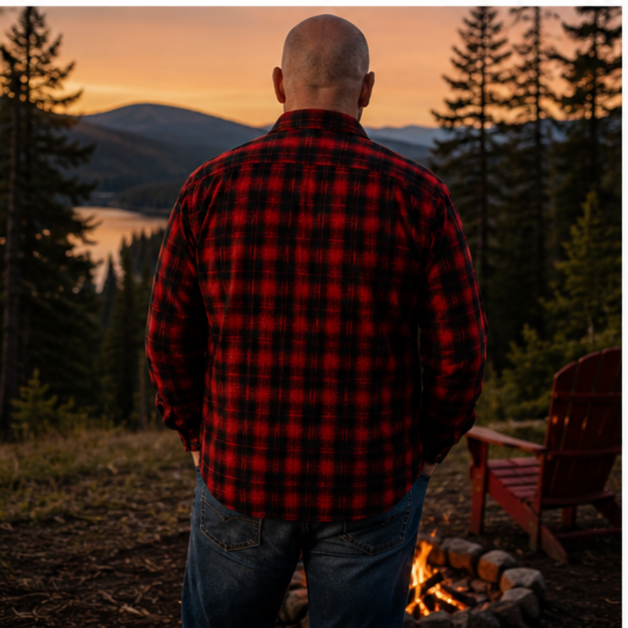 The Campfire Plaid Shirt for Men