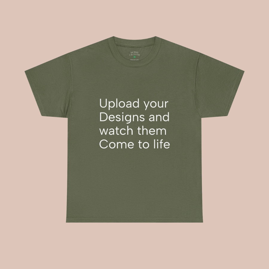 Customizable T‑Shirt – "Upload Your Designs and Watch Them Come to Life"