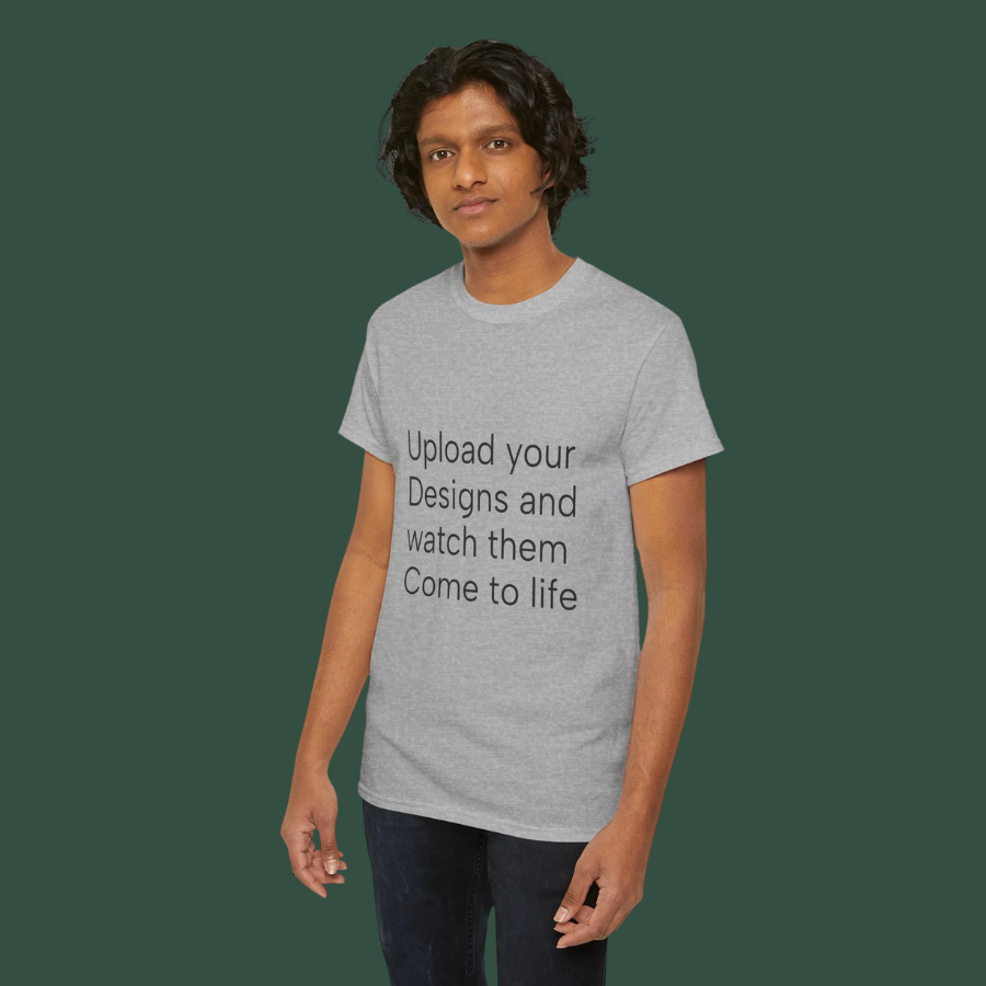 Customizable T‑Shirt – "Upload Your Designs and Watch Them Come to Life"