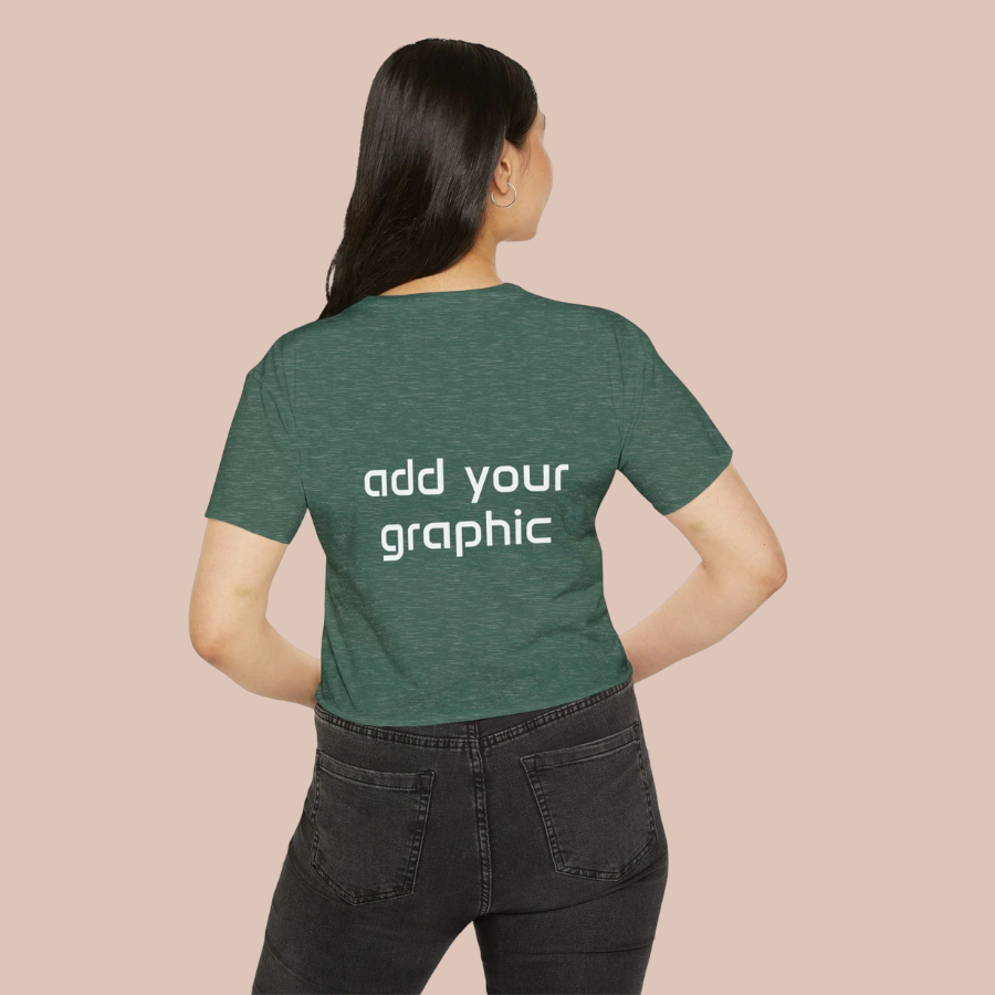 Women's Festival Crop Top — Customizable Graphic Crop Tee