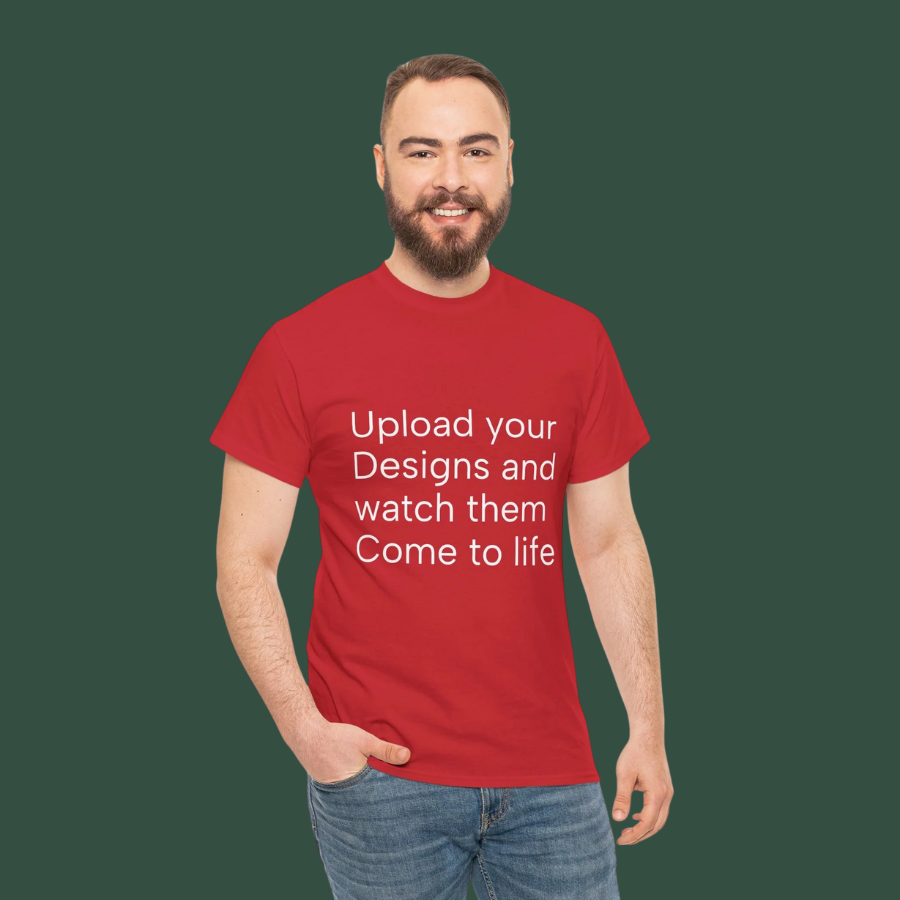 Customizable T‑Shirt – "Upload Your Designs and Watch Them Come to Life"