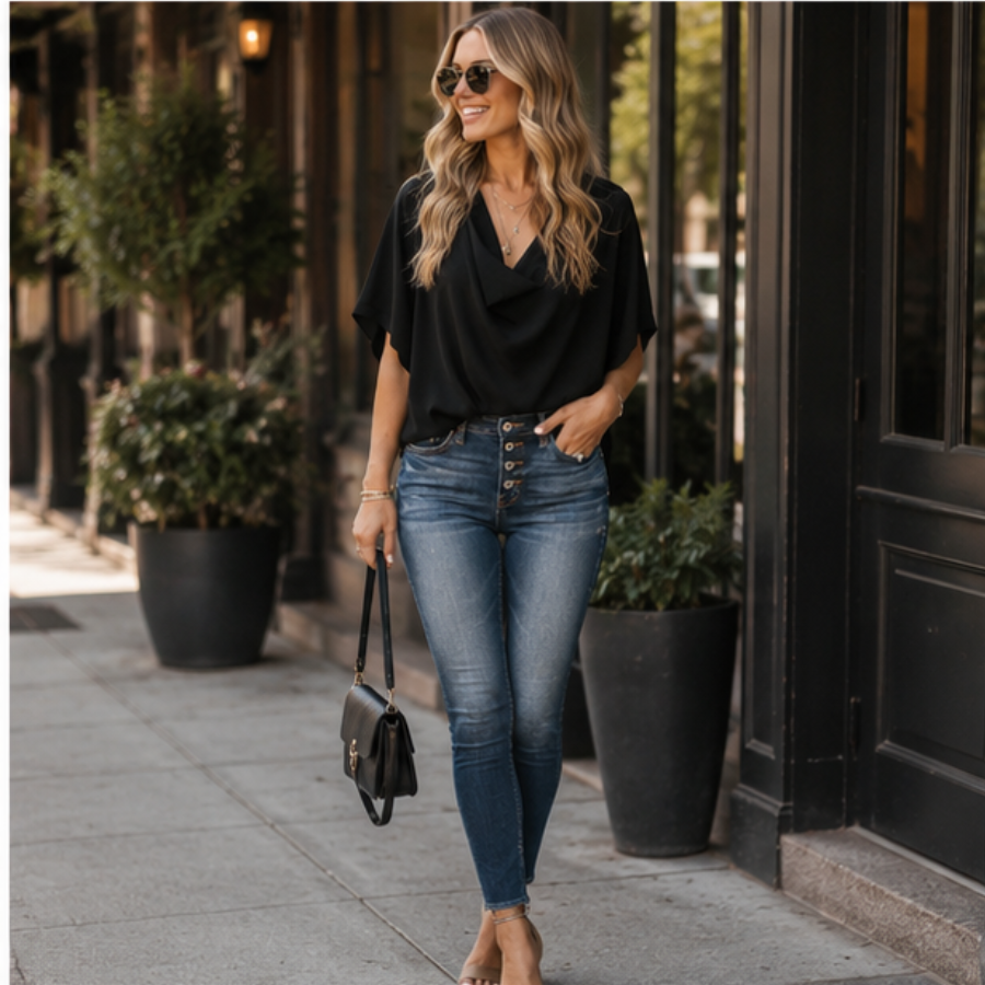 The Celeste Chiffon Blouse For Women