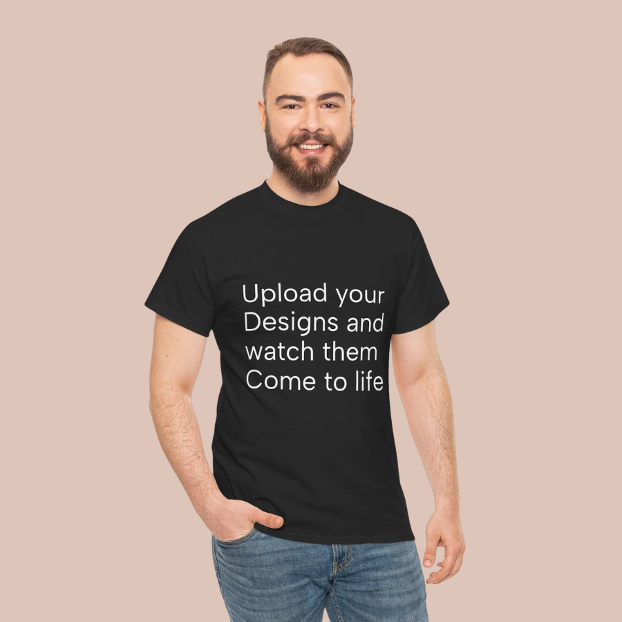 Customizable T‑Shirt – "Upload Your Designs and Watch Them Come to Life"