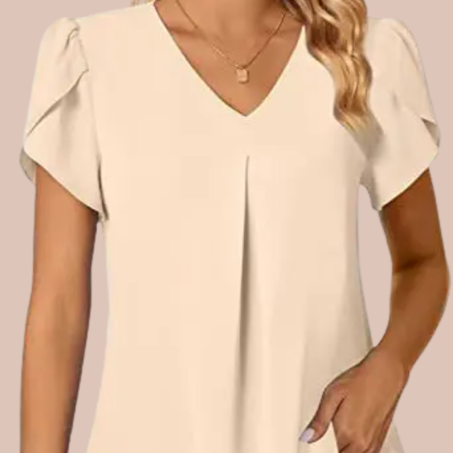 The Meadow Breeze Pleated Top For Women
