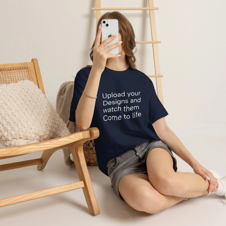 Customizable T‑Shirt – "Upload Your Designs and Watch Them Come to Life"