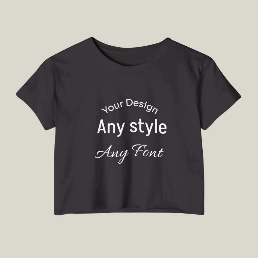 Women's Festival Crop Top — Customizable Graphic Crop Tee