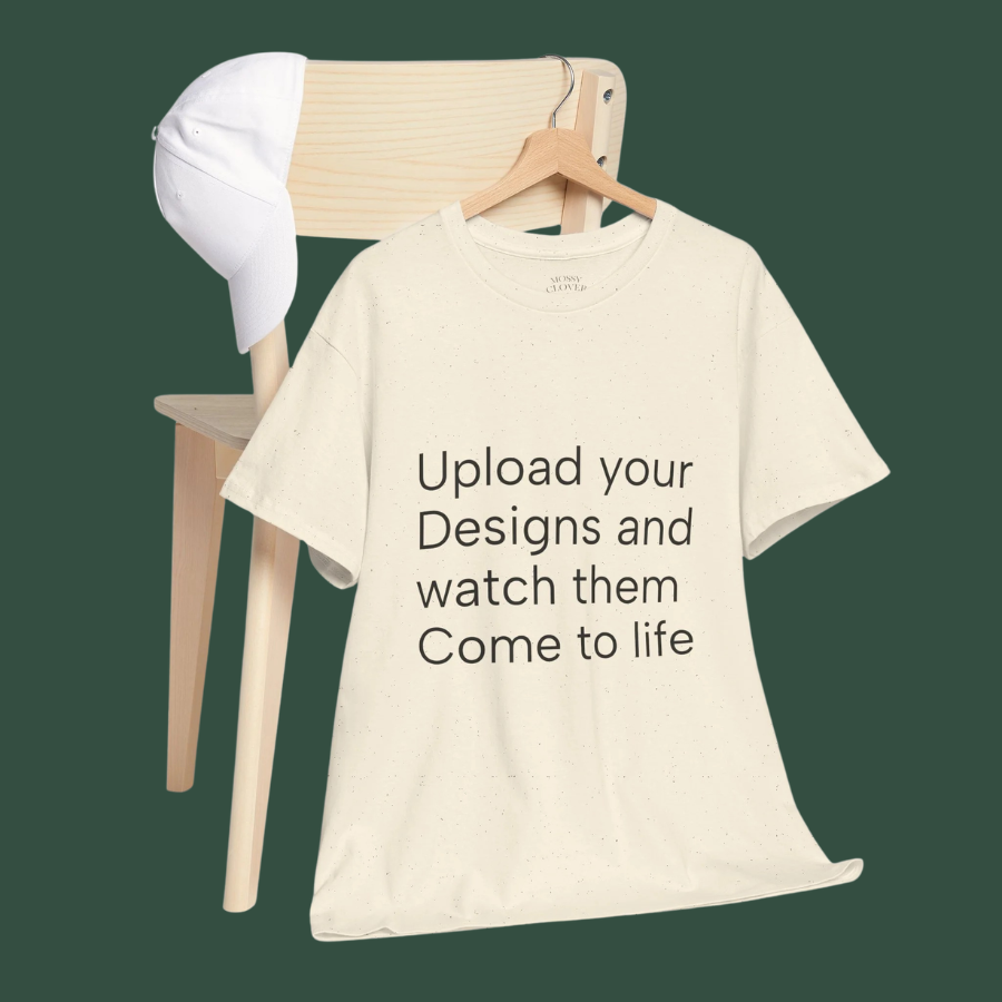 Customizable T‑Shirt – "Upload Your Designs and Watch Them Come to Life"