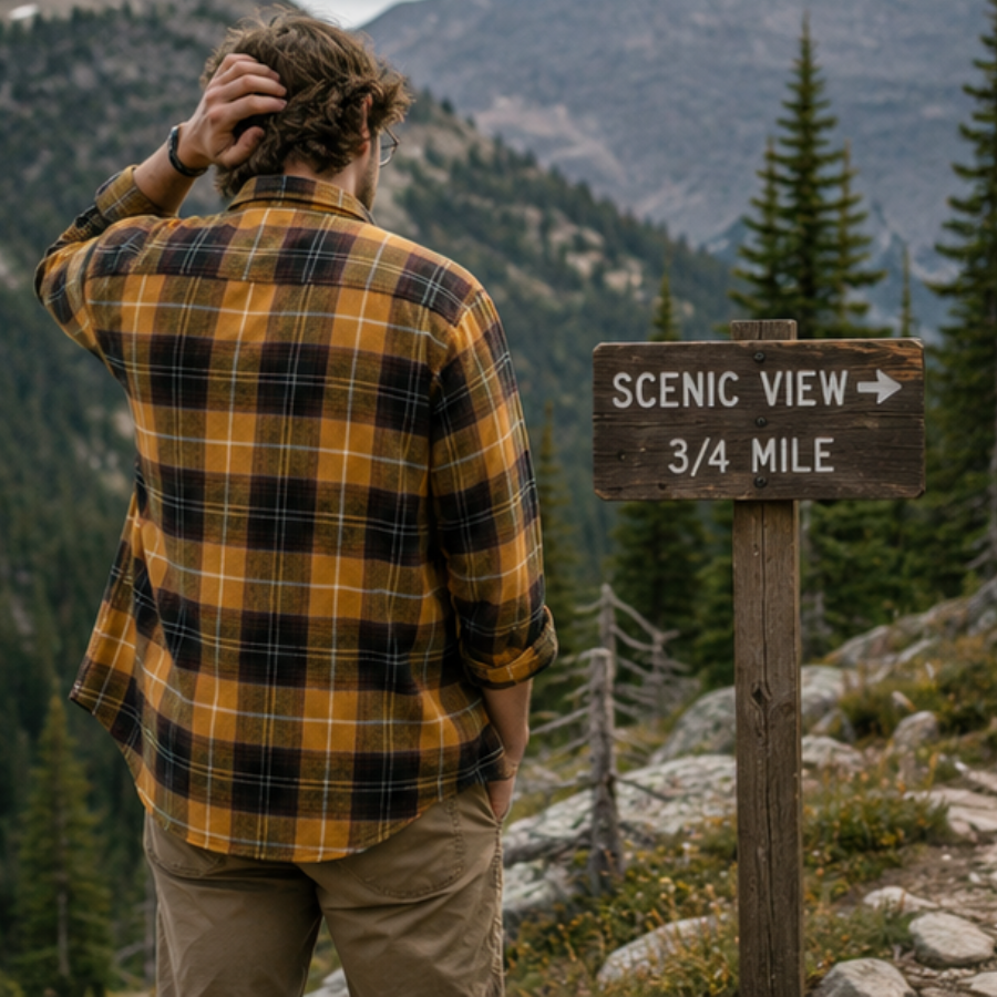 The Mountain Pass Flannel Shirt for Men