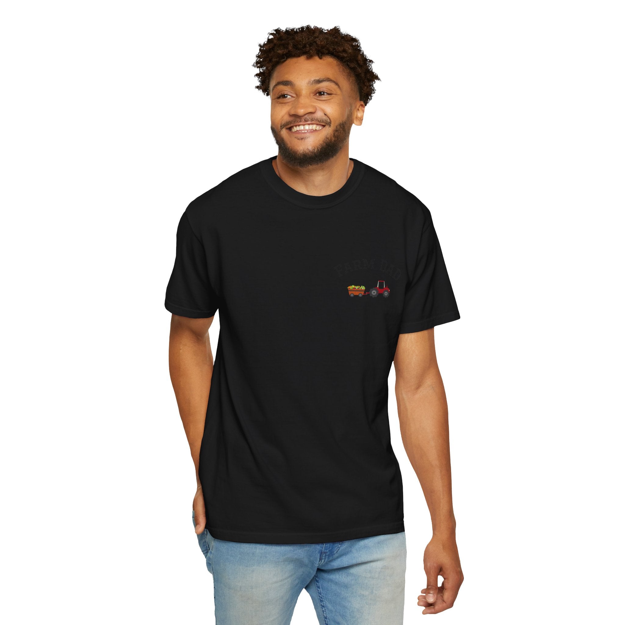 Farmer Dad T-Shirt — Rustic Farm Animals Graphic Tee