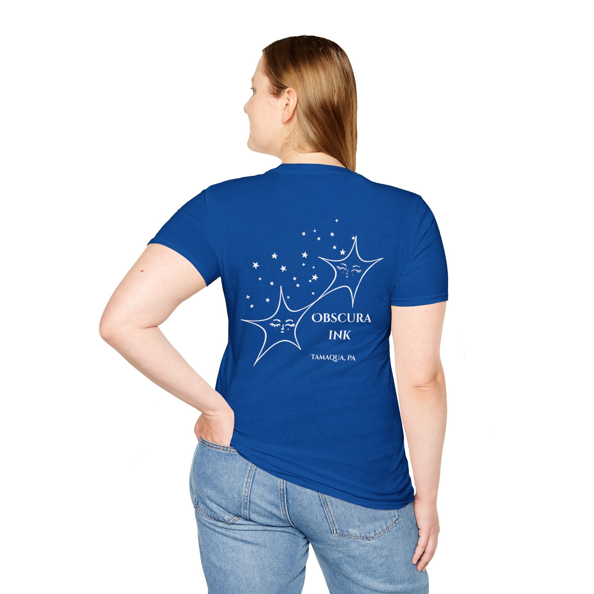 Stars logo ~ Back ~ Obscura Ink Signature Tee
