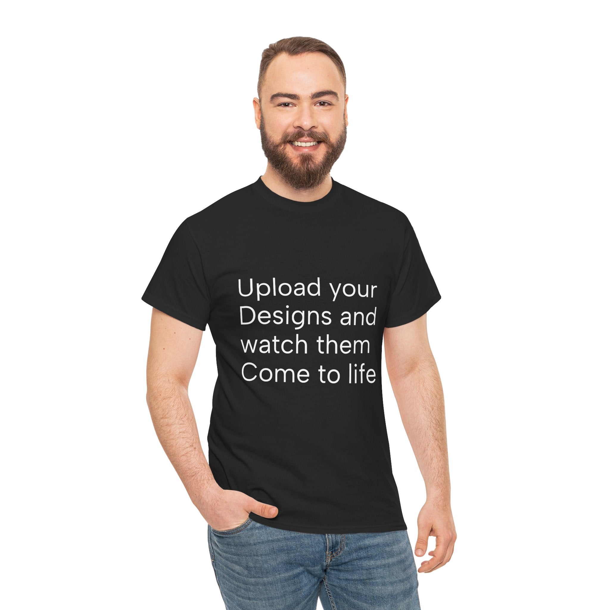 Customizable T‑Shirt – "Upload Your Designs and Watch Them Come to Life"