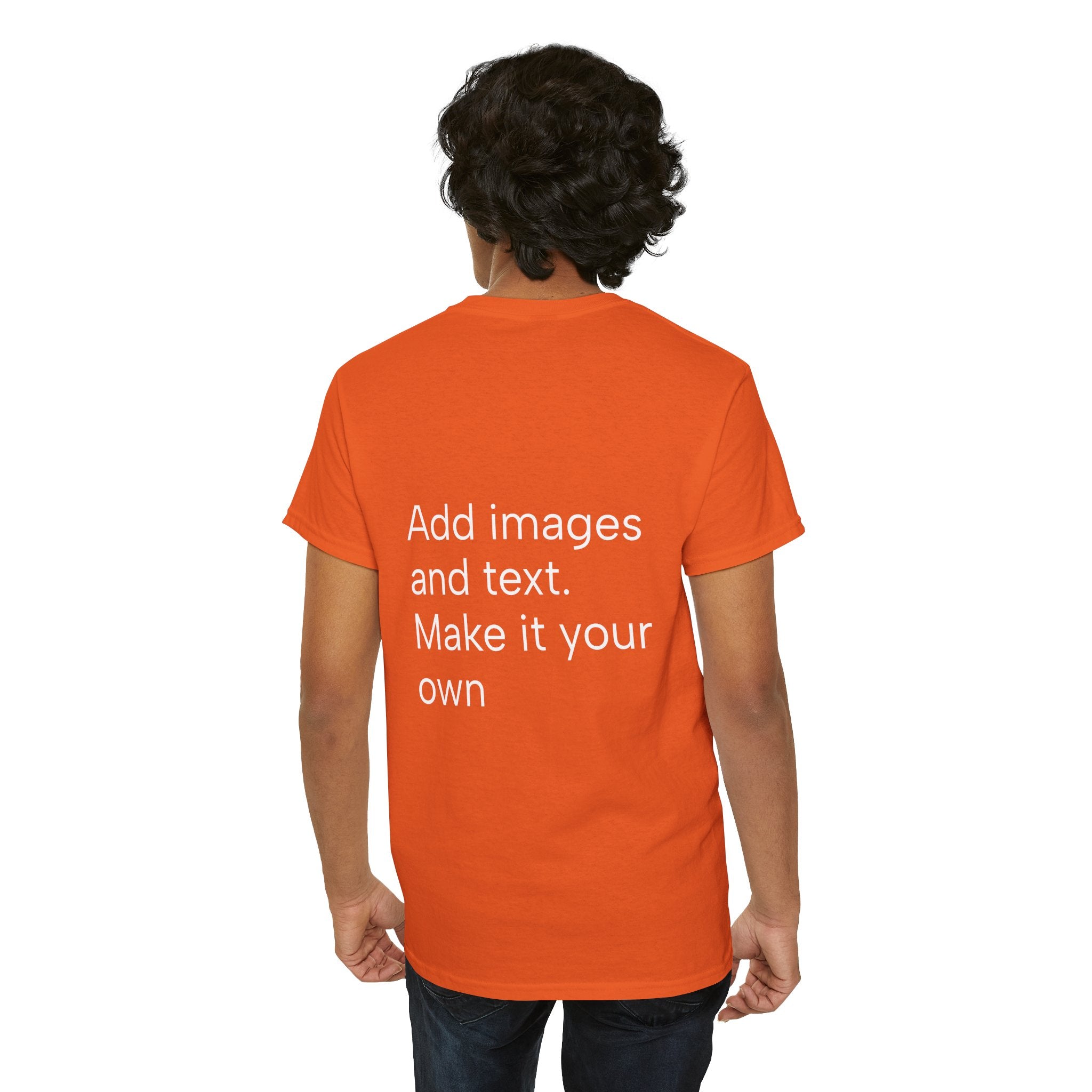 Customizable T‑Shirt – "Upload Your Designs and Watch Them Come to Life"
