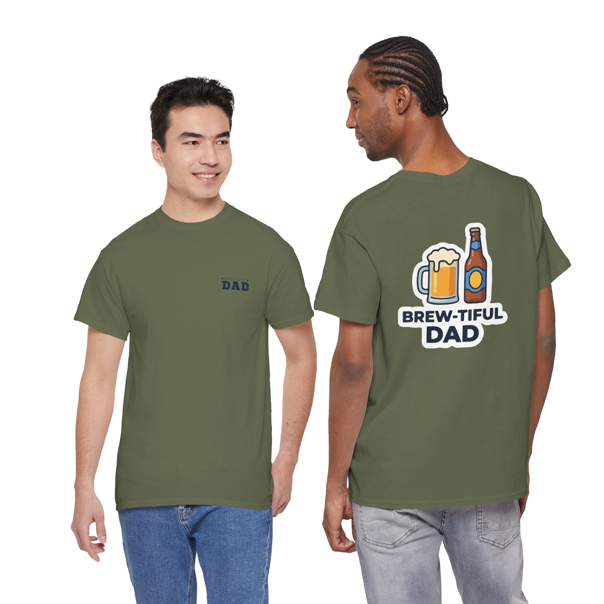Brew-tiful Dad T-Shirt — Funny Father's Day Beer Tee