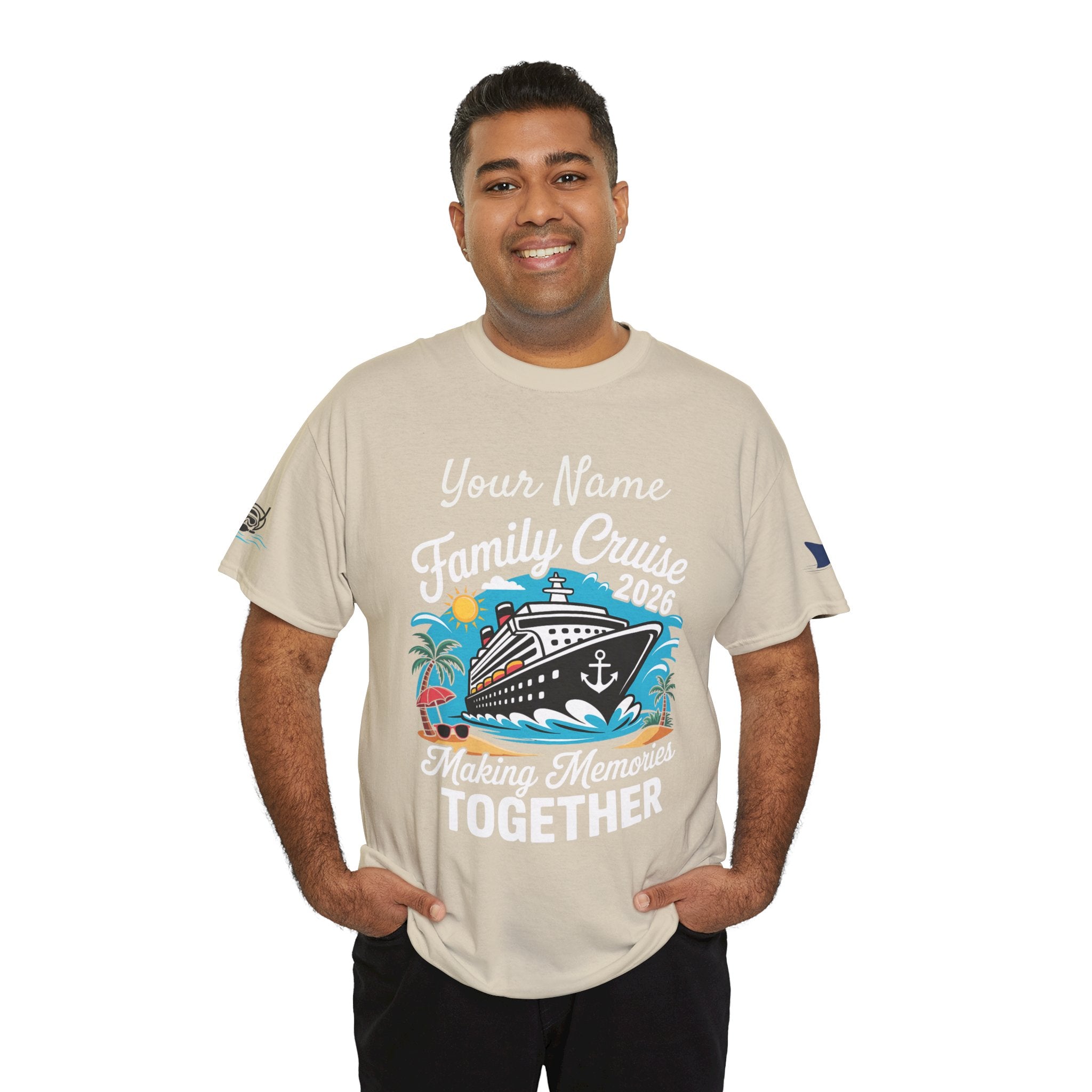 Family Cruise T‑Shirt — Customizable 'Making Memories Together' Cruise Vacation Tee