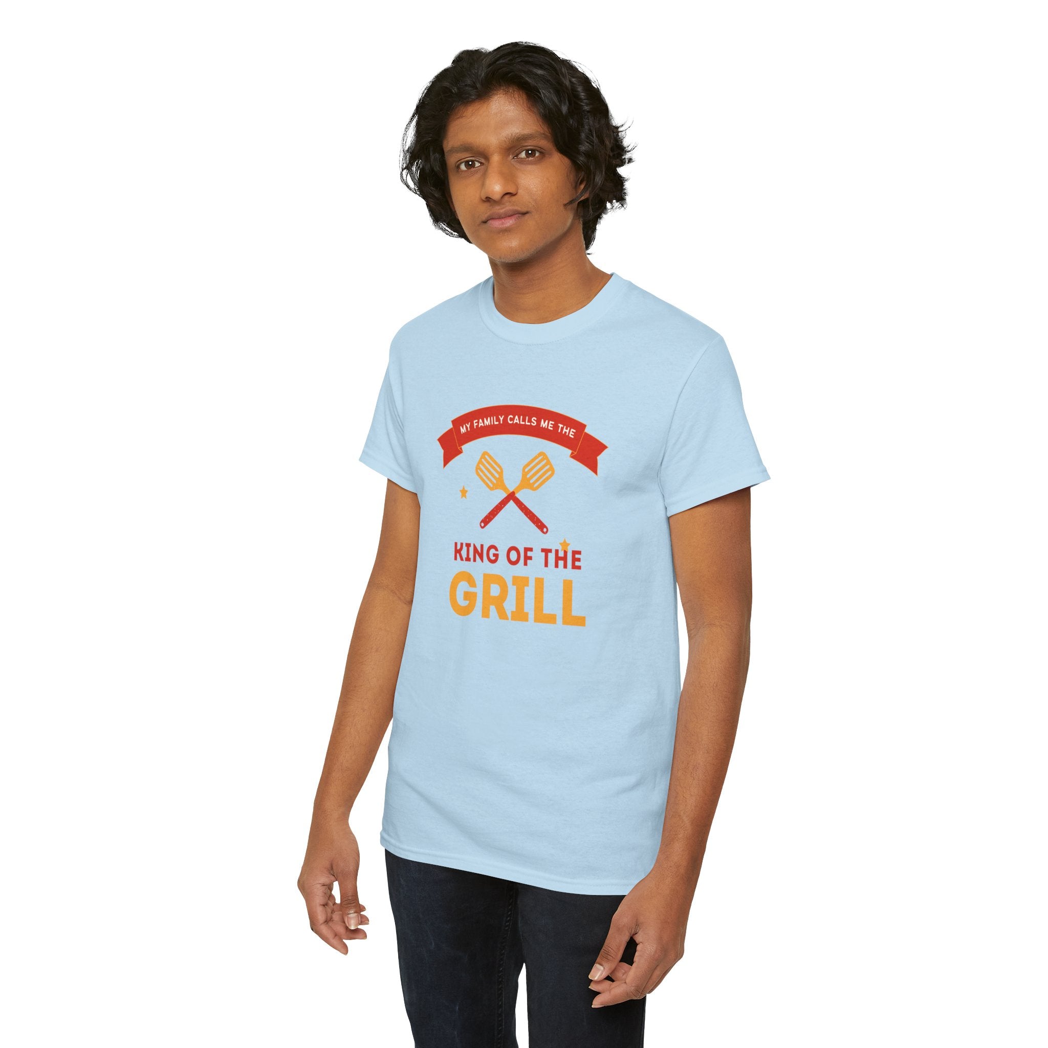 King of the Grill T-Shirt — My Family Calls Me The King of the Grill BBQ Tee