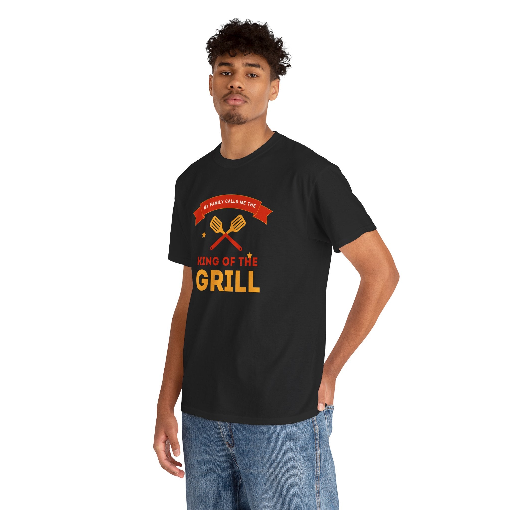 King of the Grill T-Shirt — My Family Calls Me The King of the Grill BBQ Tee