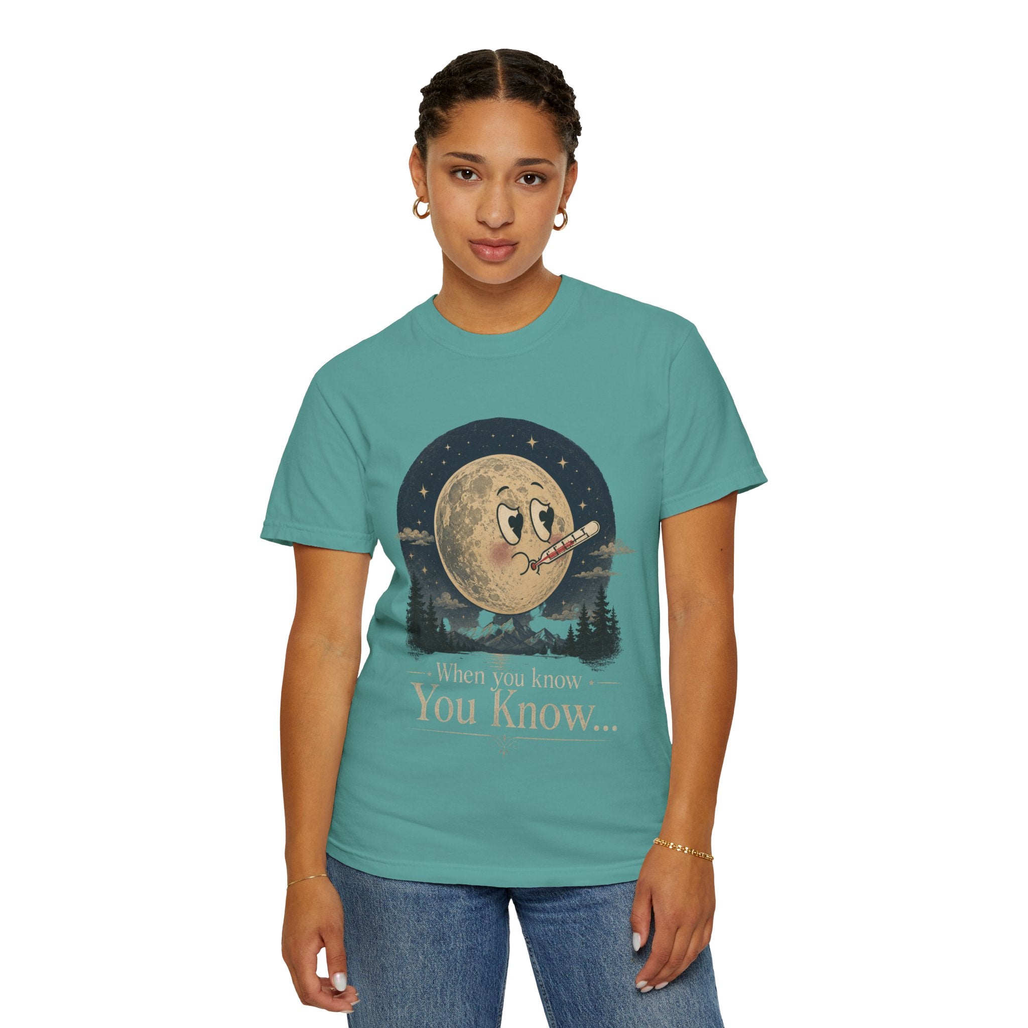 Moonlit Retro Tee — 'When You Know... You Know' Graphic T-Shirt