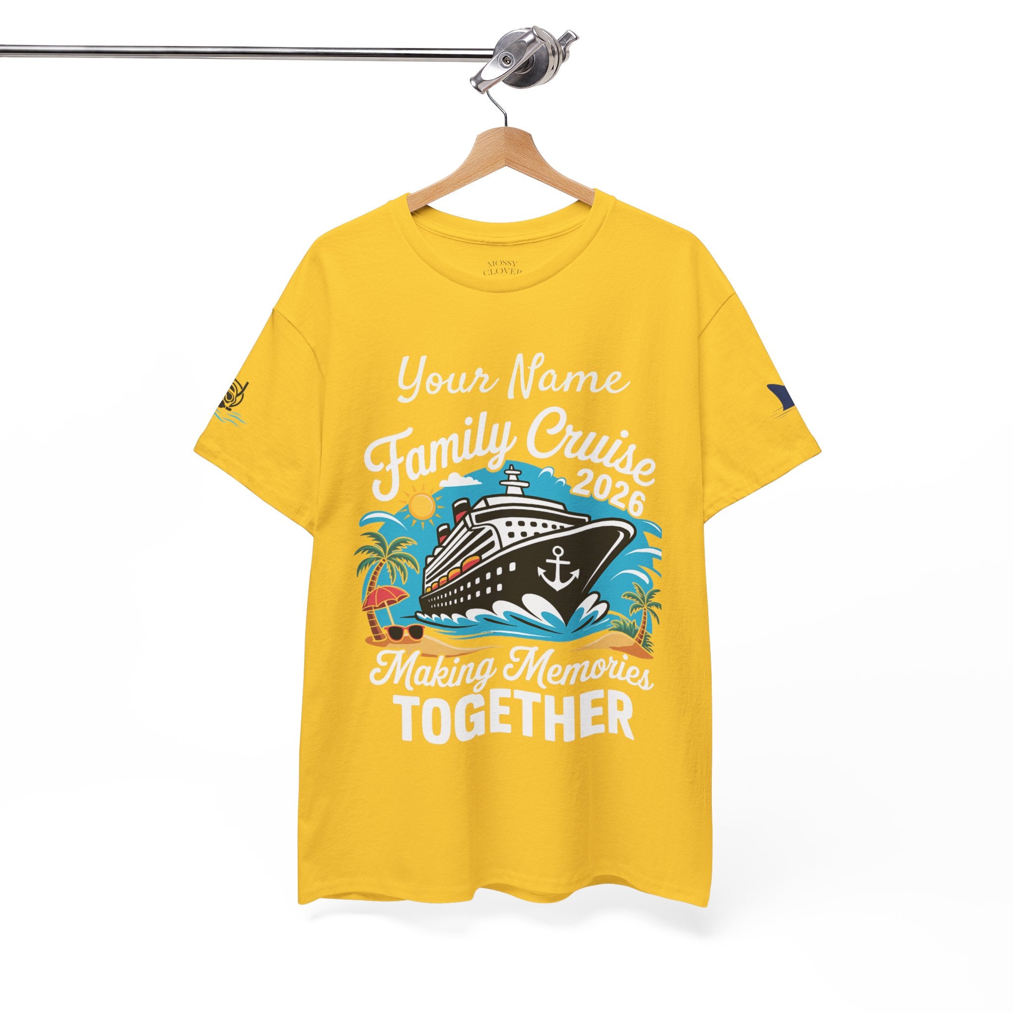 Family Cruise T‑Shirt — Customizable 'Making Memories Together' Cruise Vacation Tee