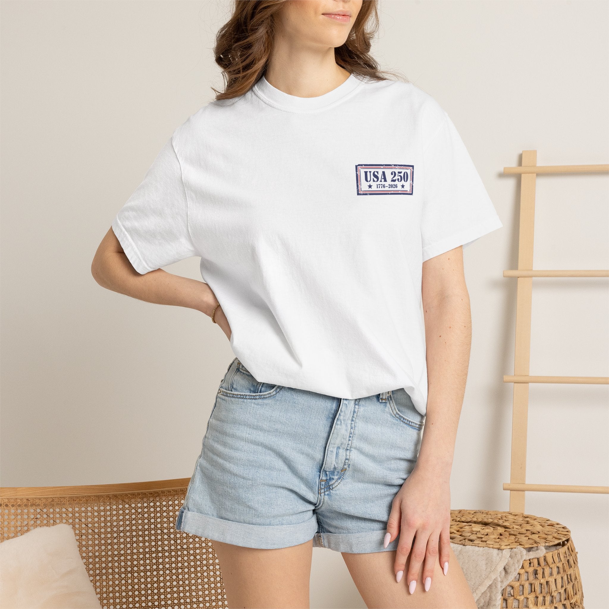 USA 250 Yrs ~ Unisex Garment-Dyed T-shirt