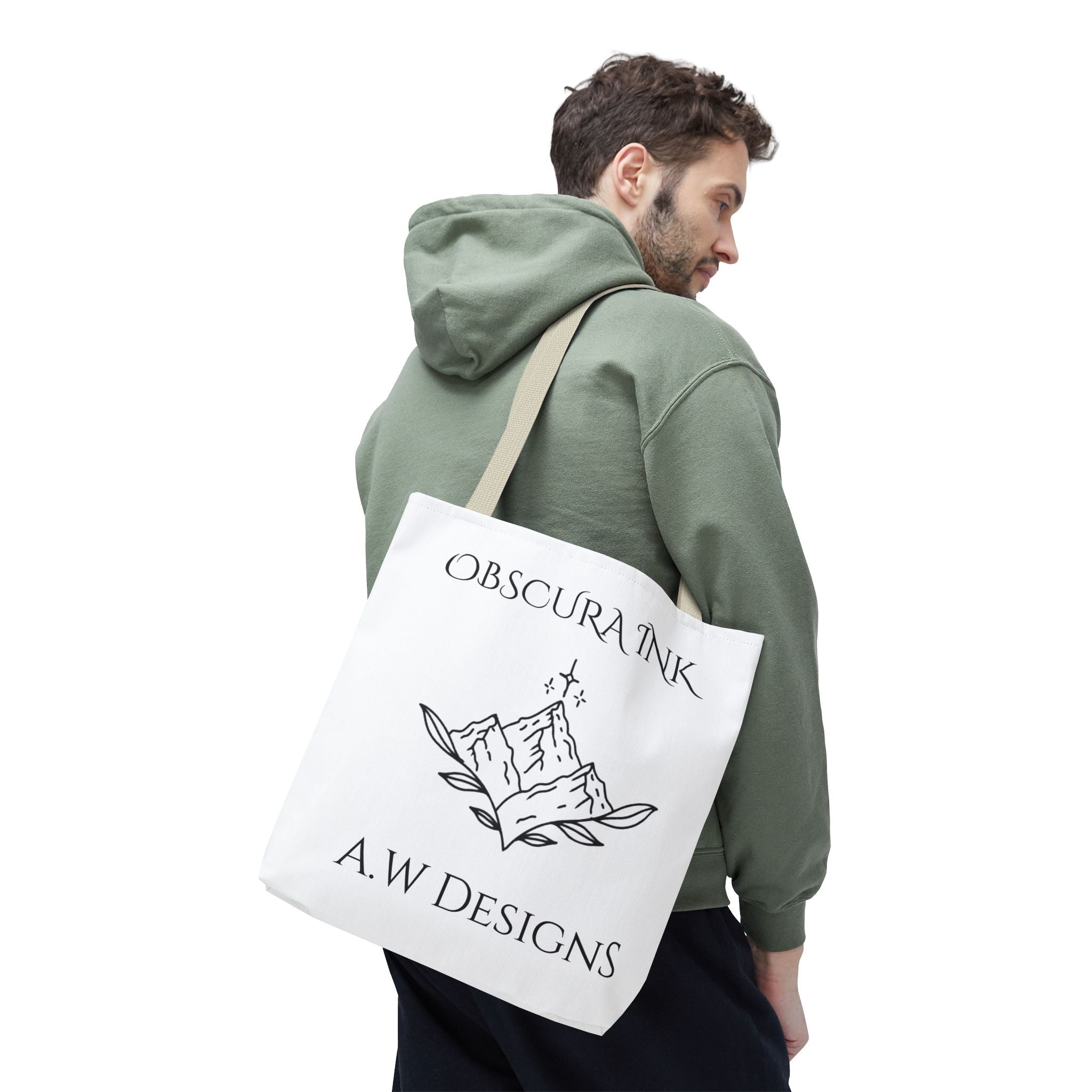 Obscura Ink Compass Tote Bag — Gothic Star Logo Canvas Tote