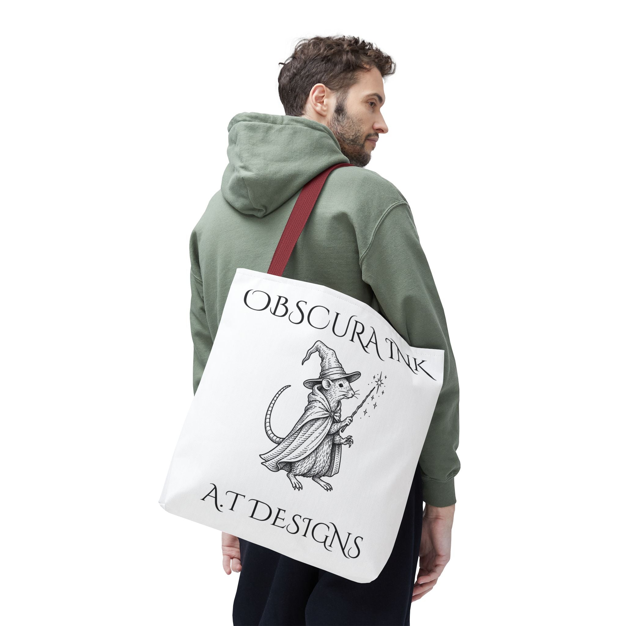 Obscura Ink Compass Tote Bag — Gothic Star Logo Canvas Tote