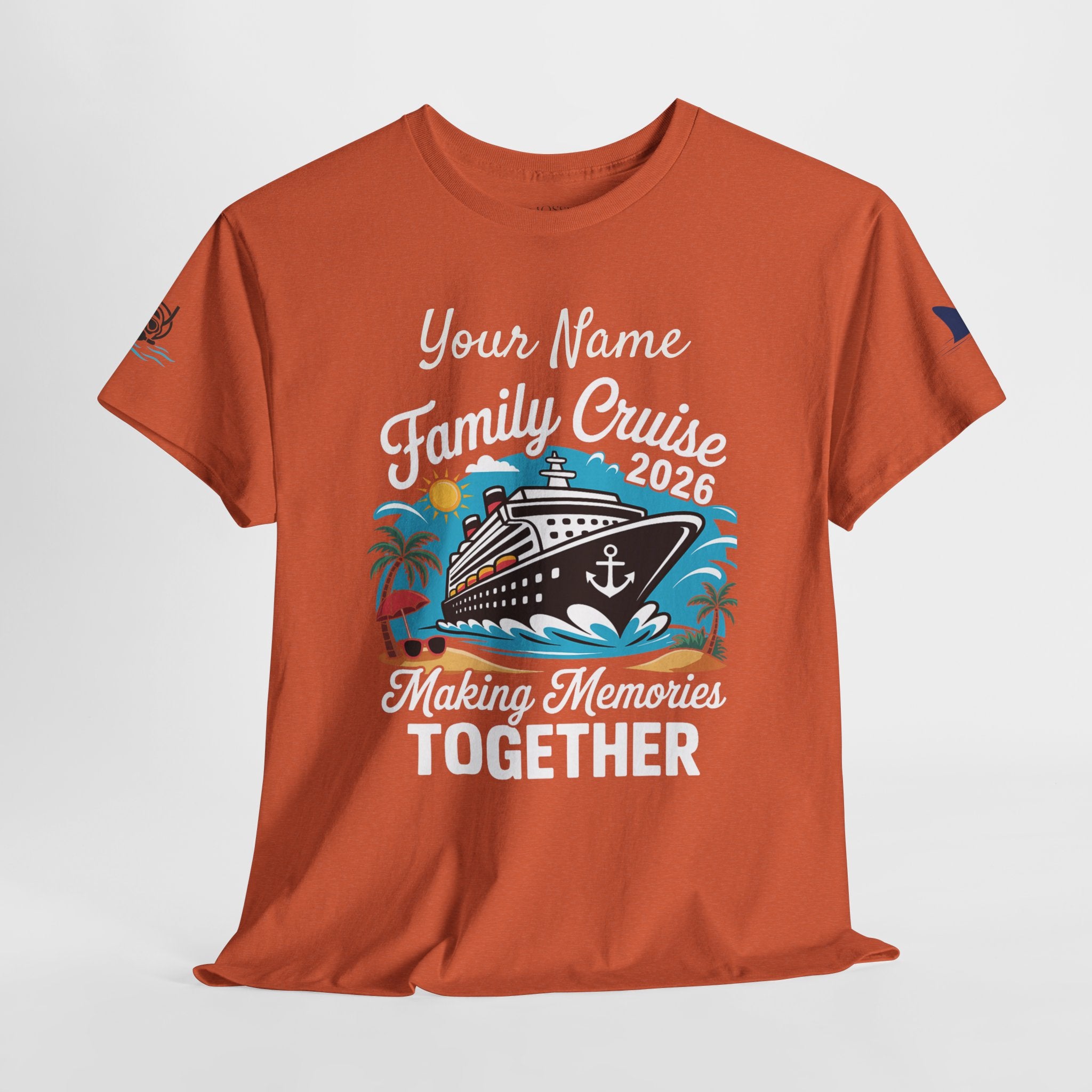 Family Cruise T‑Shirt — Customizable 'Making Memories Together' Cruise Vacation Tee