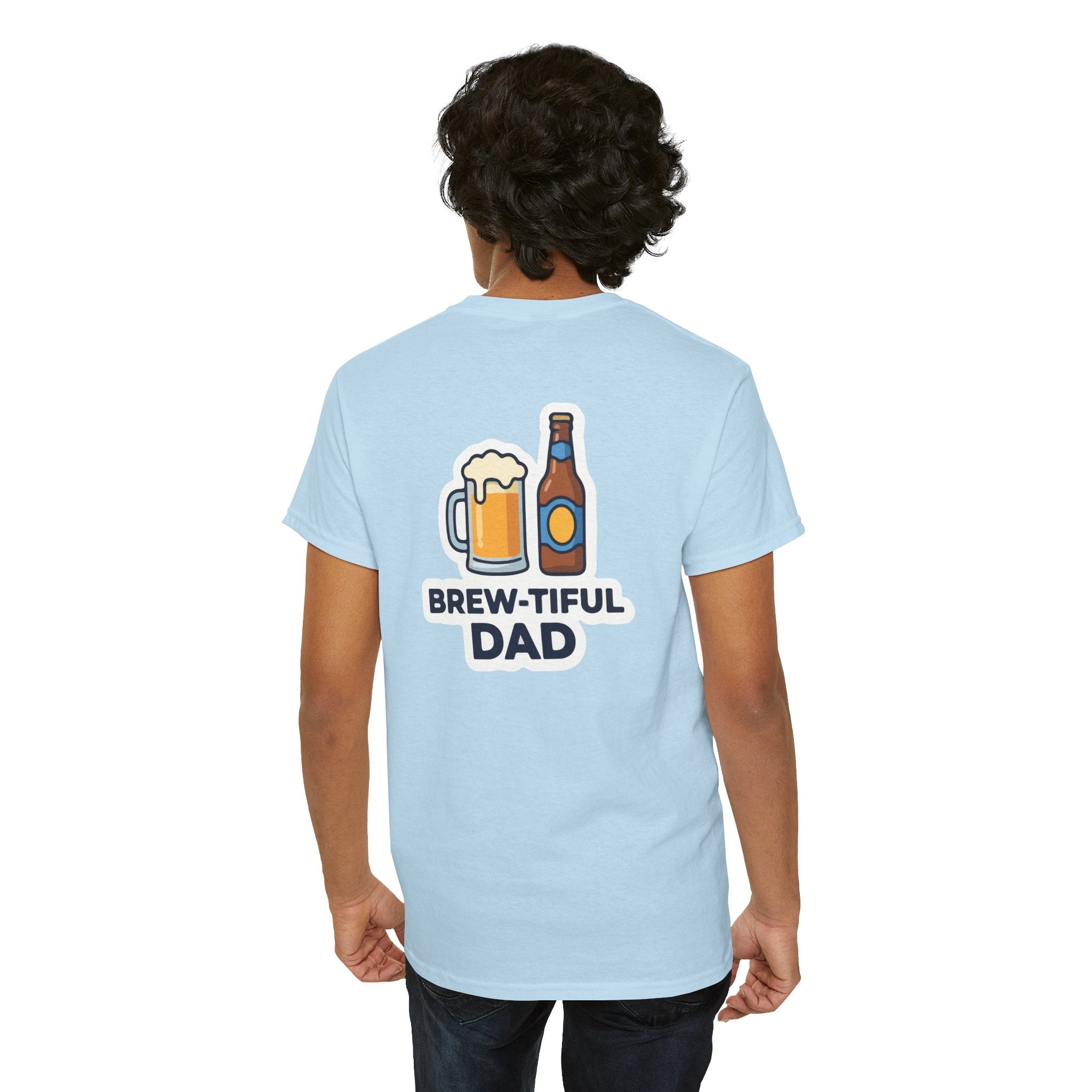 Brew-tiful Dad T-Shirt — Funny Father's Day Beer Tee