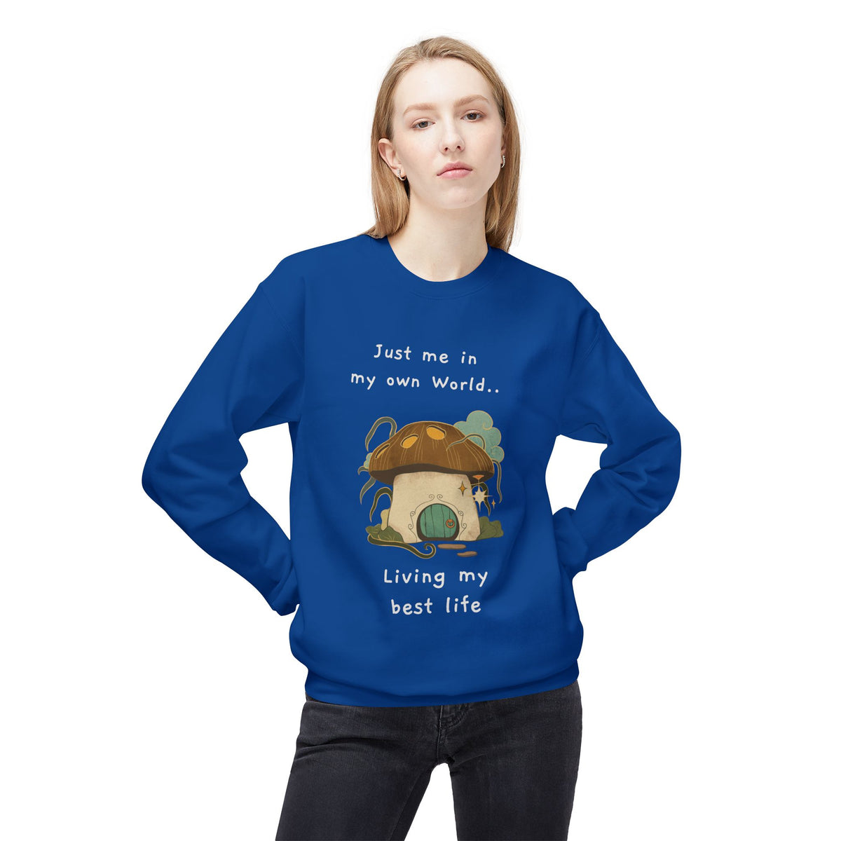 Cozy Mushroom House Sweatshirt — Crewneck