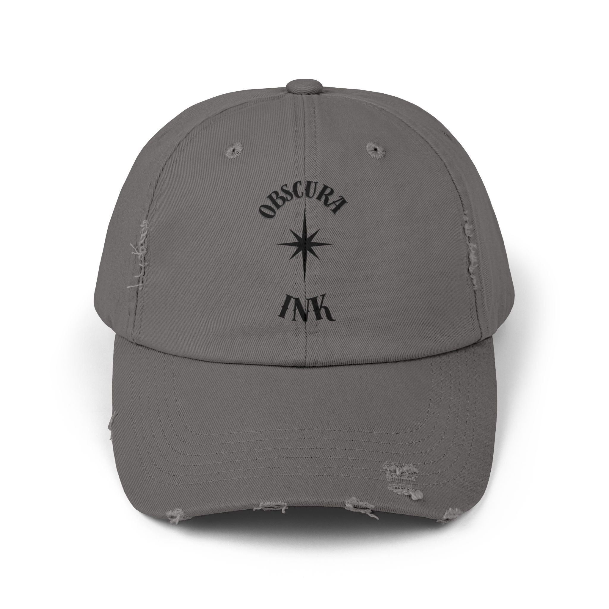 Obscura Ink LOGO ~ Distressed Baseball Cap