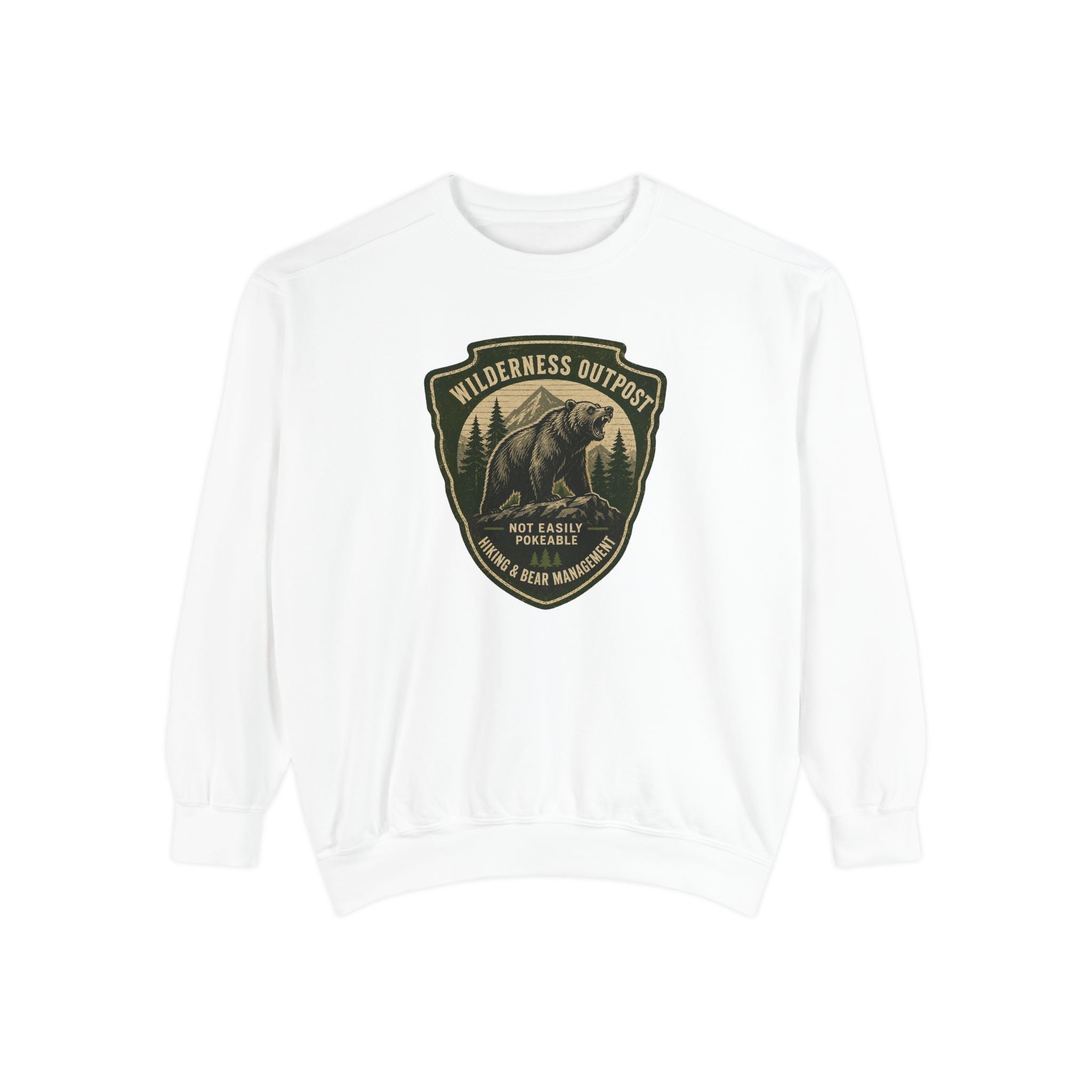 Wilderness Outfitters Bear Patch Sweatshirt — Outdoor Camping Crewneck