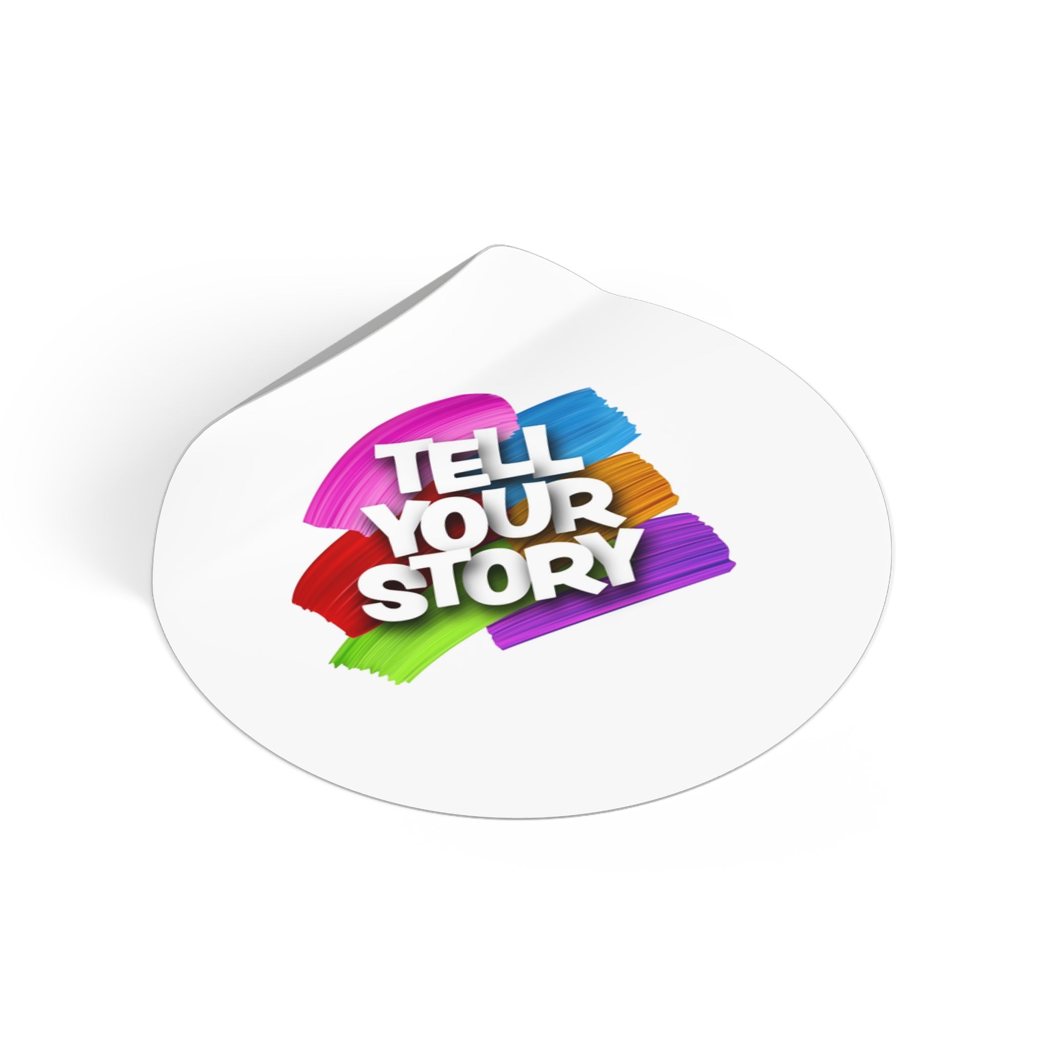 Round Vinyl Sticker — Custom