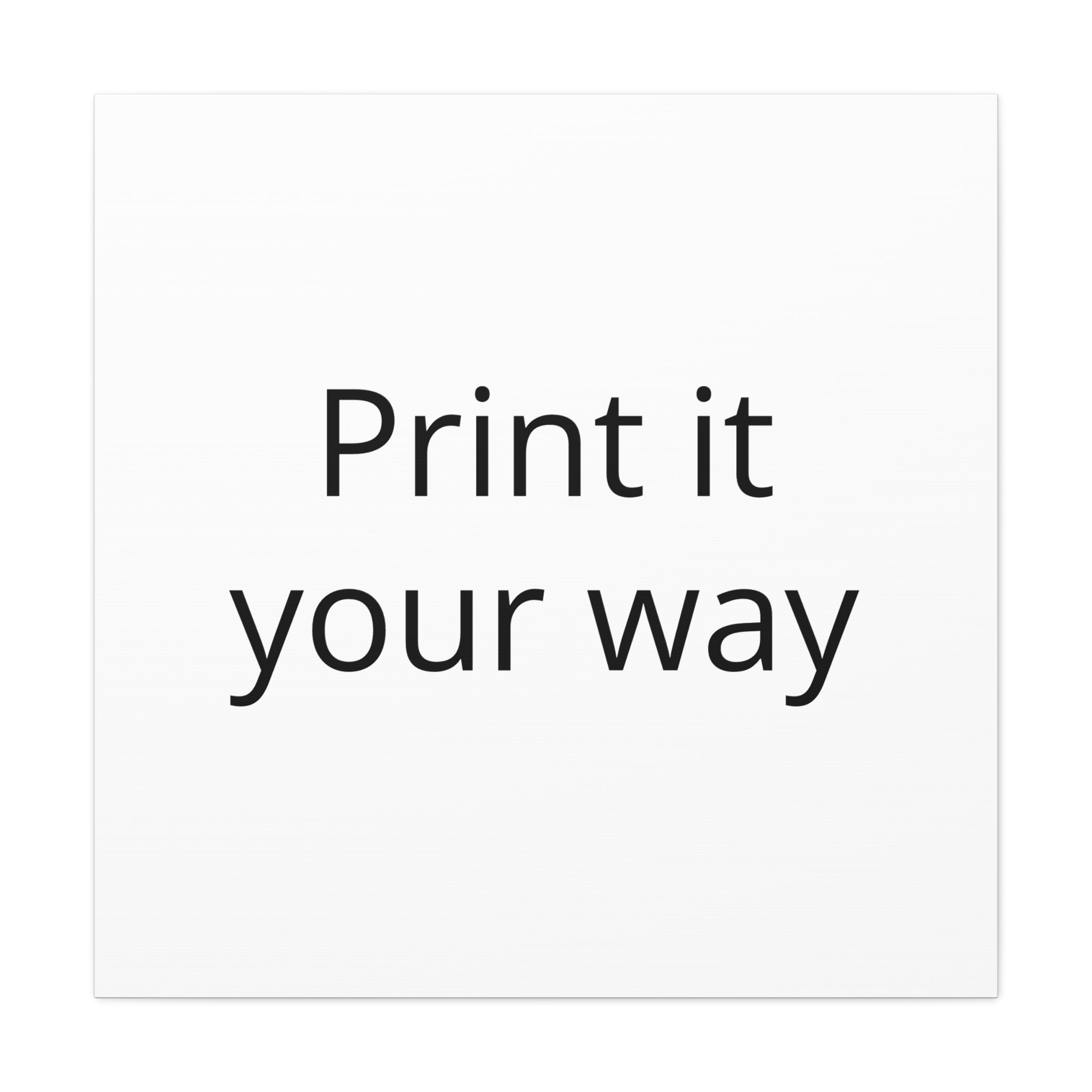 Matte Canvas, Stretched, 1.25"