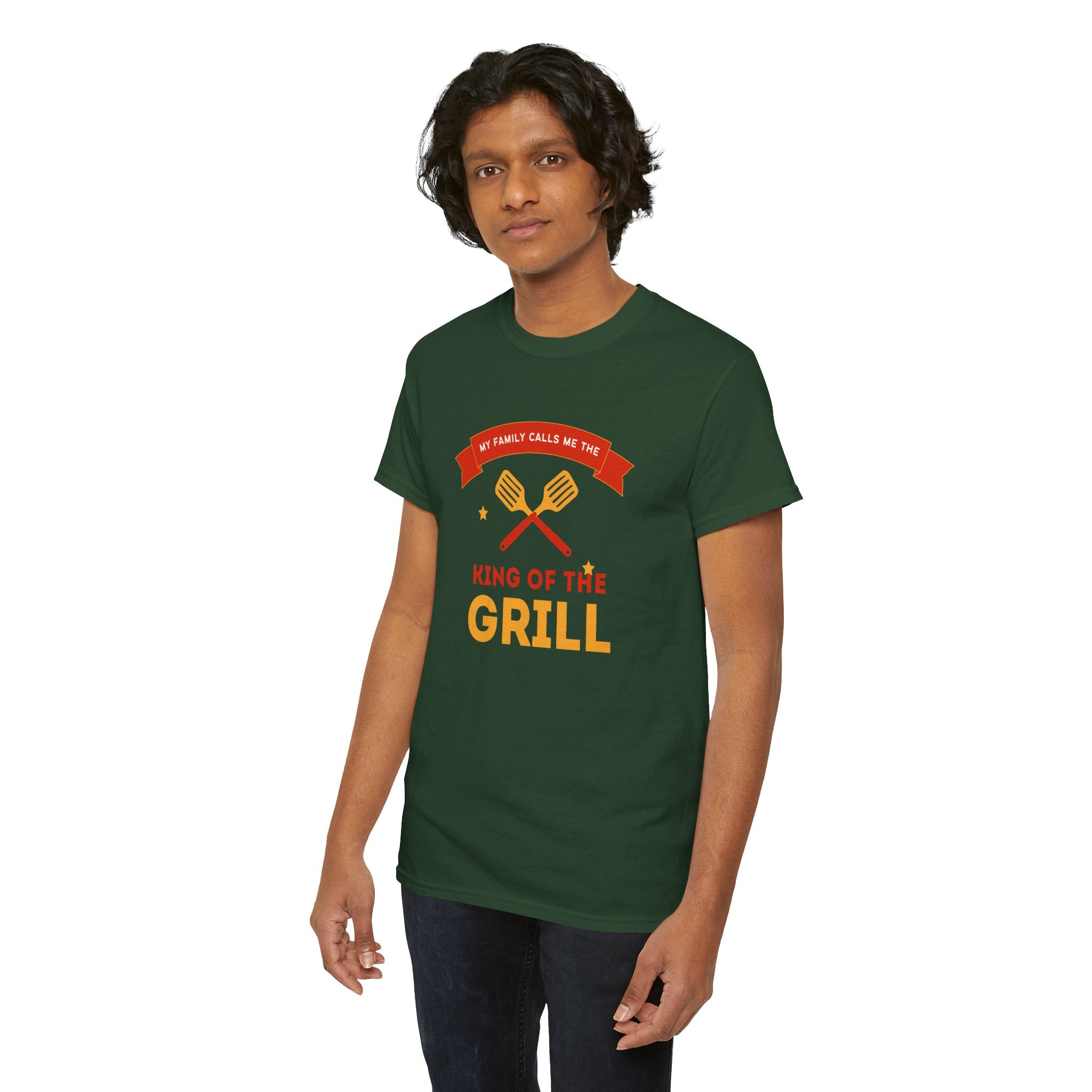 King of the Grill T-Shirt — My Family Calls Me The King of the Grill BBQ Tee