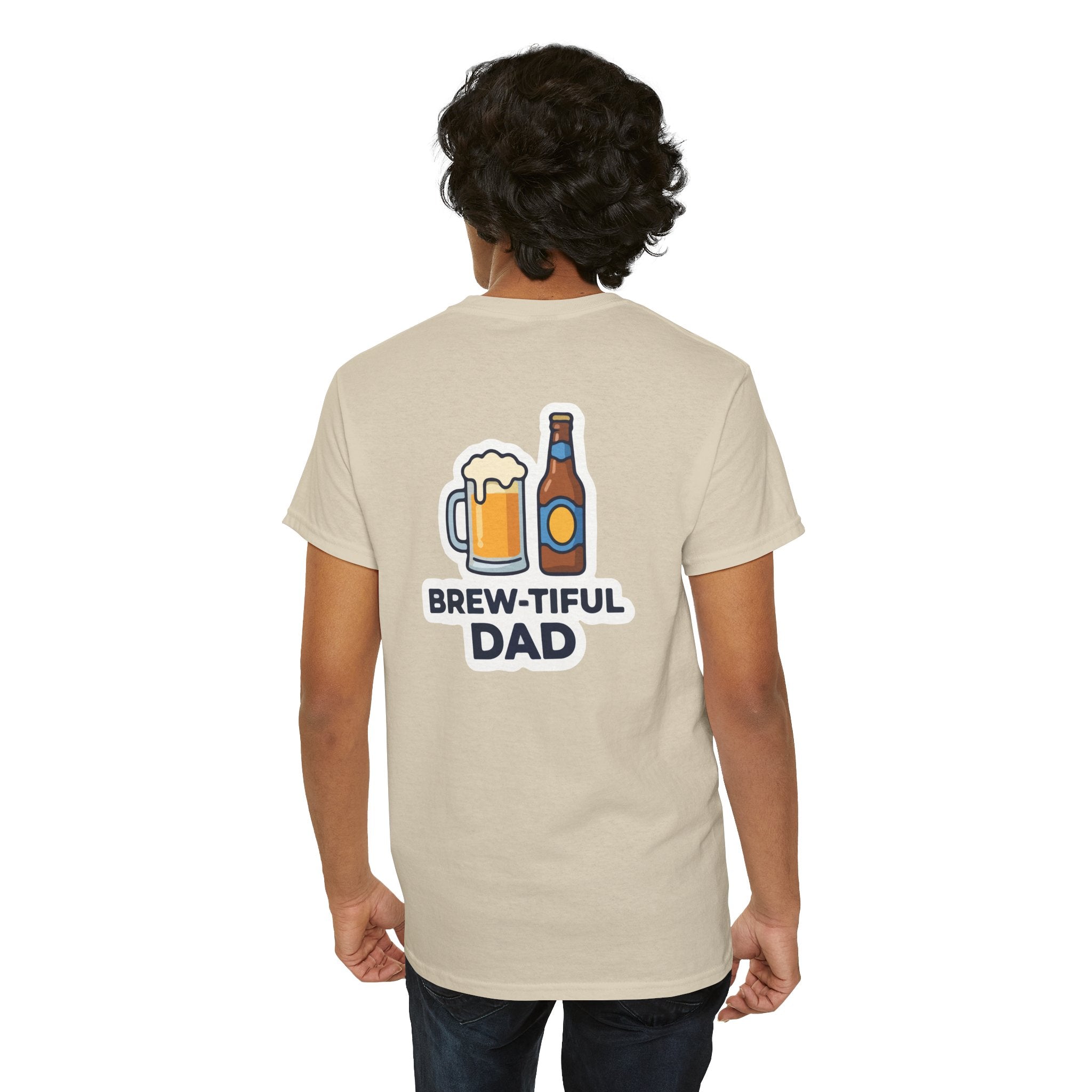 Brew-tiful Dad T-Shirt — Funny Father's Day Beer Tee