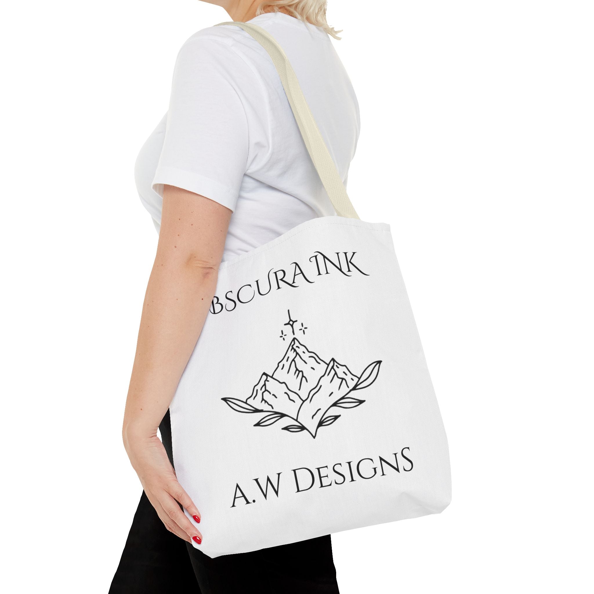Obscura Ink Compass Tote Bag — Gothic Star Logo Canvas Tote